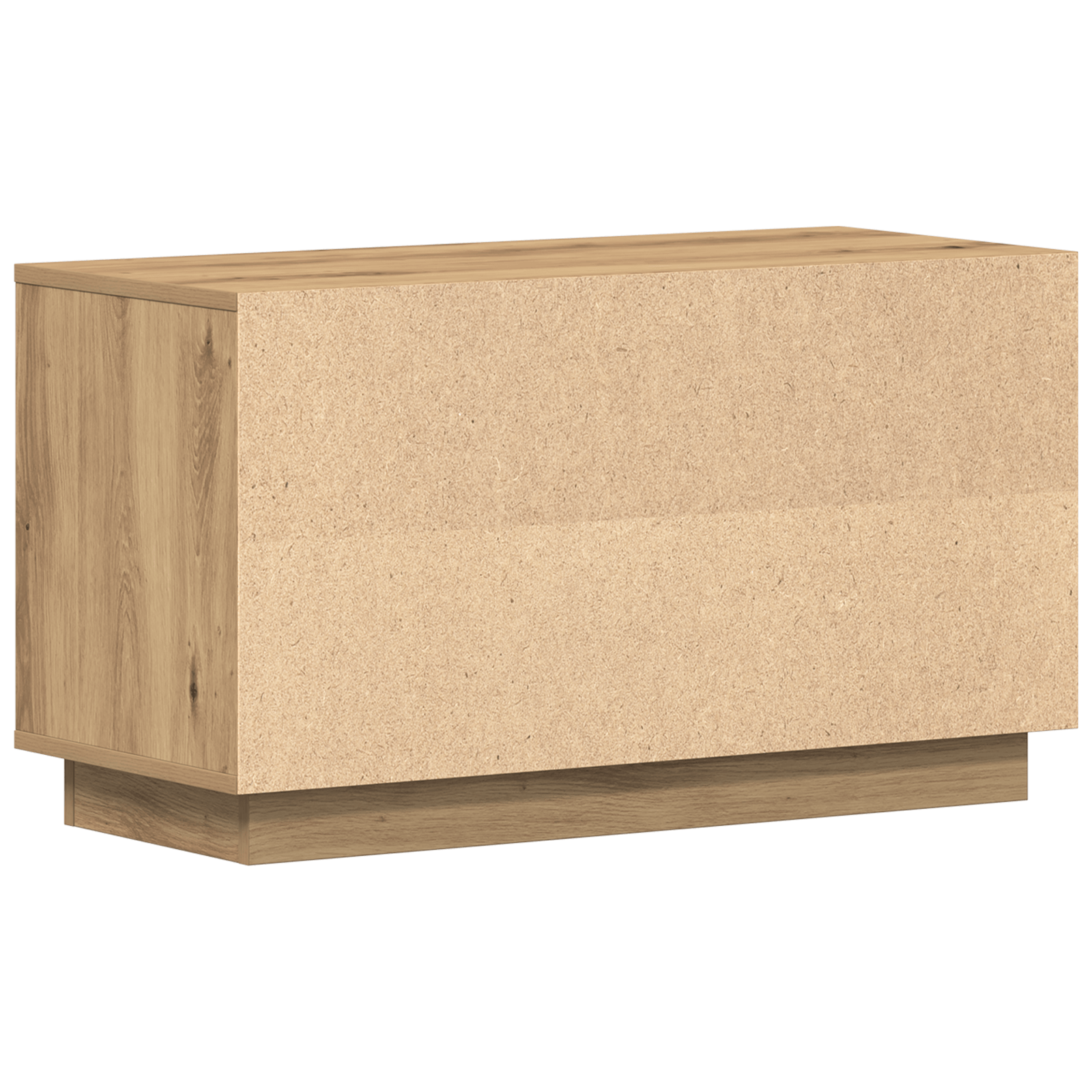 Dulap TV, stejar artizanal, 80x35x45 cm, lemn prelucrat — imaginea 8