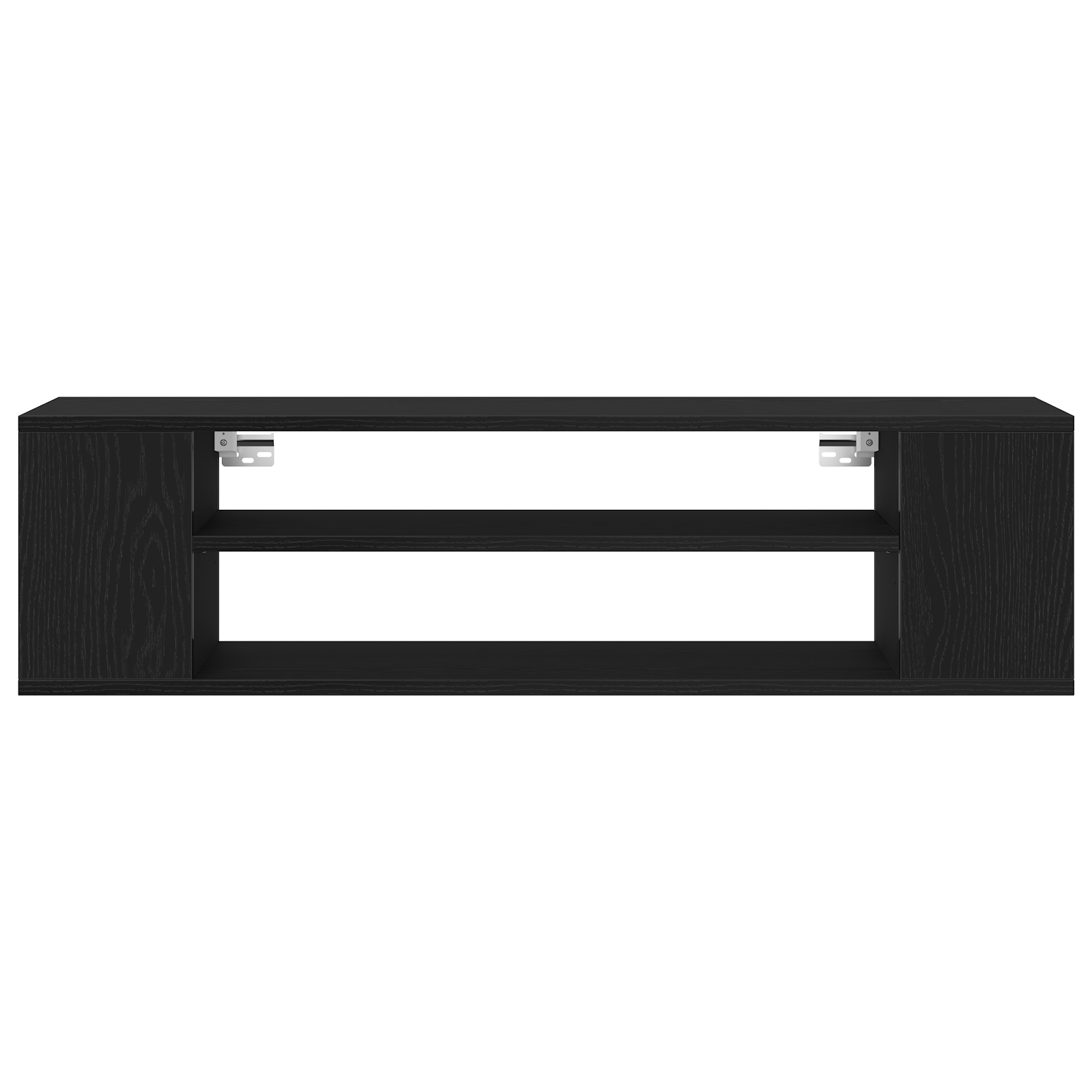 Dulap TV de perete, stejar negru, 100x30x26,5 cm lemn prelucrat — imaginea 6