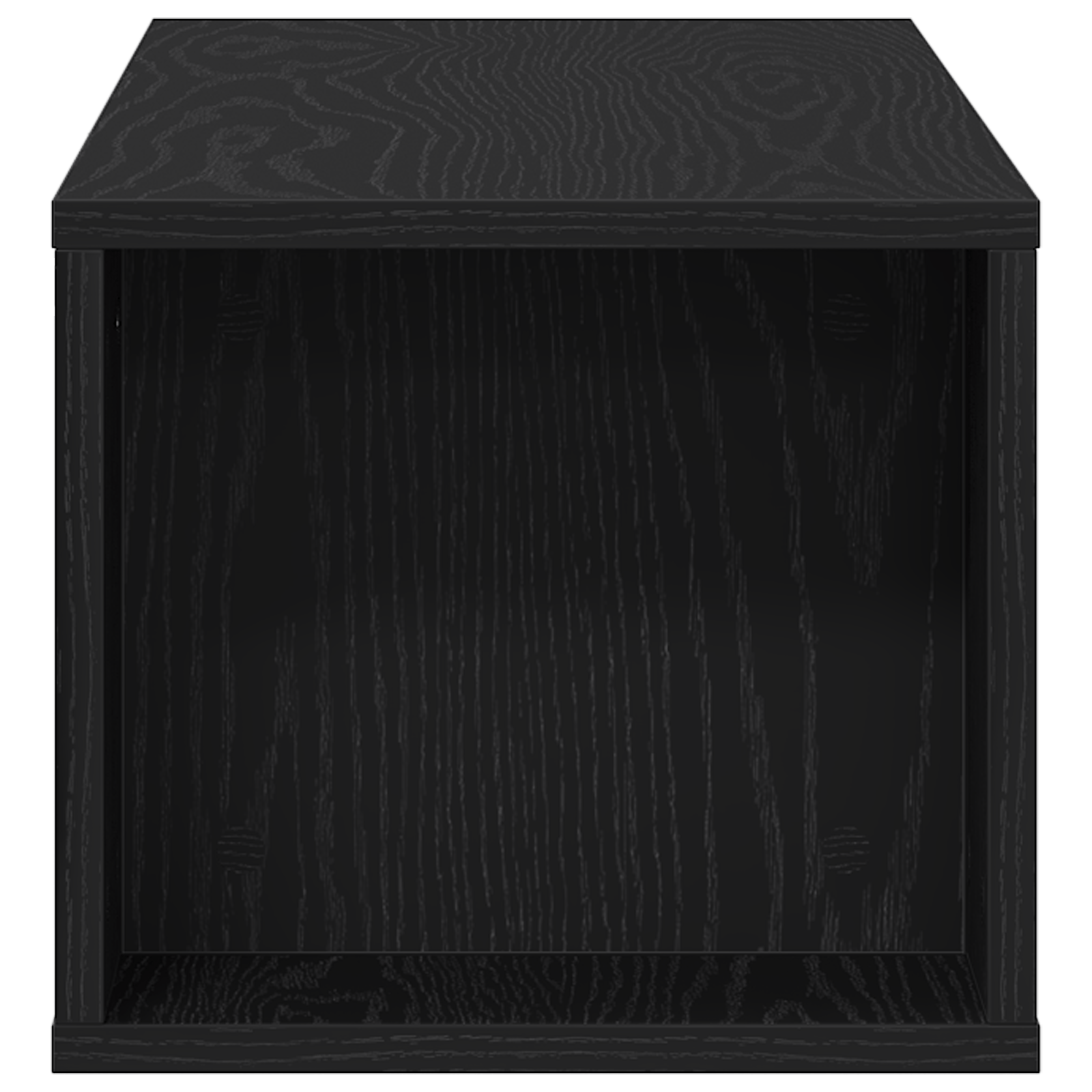 Dulap TV de perete, stejar negru, 100x30x26,5 cm lemn prelucrat — imaginea 7