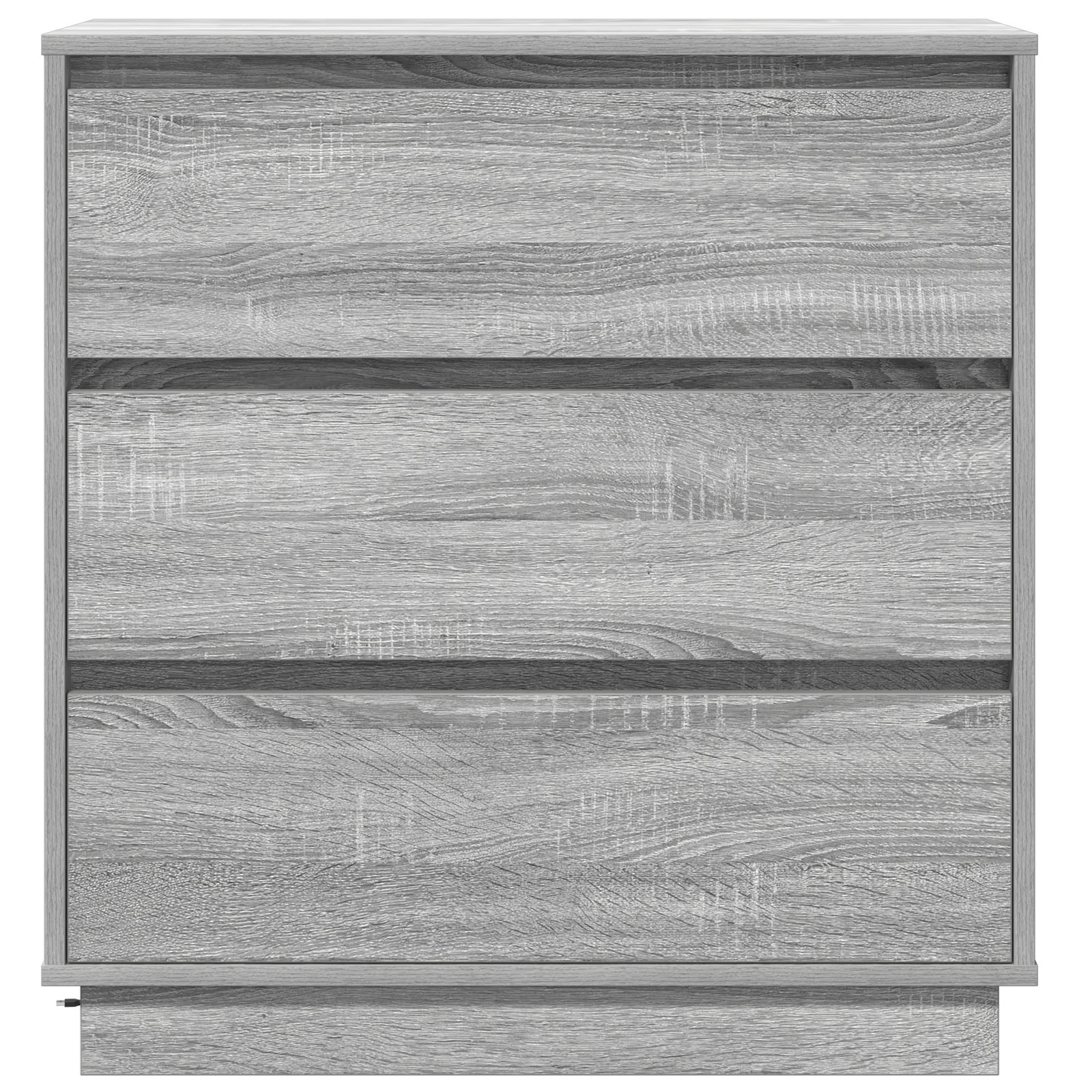 Noptiera cu LED, gri sonoma, 71x34,5x75 cm, lemn prelucrat — imaginea 6