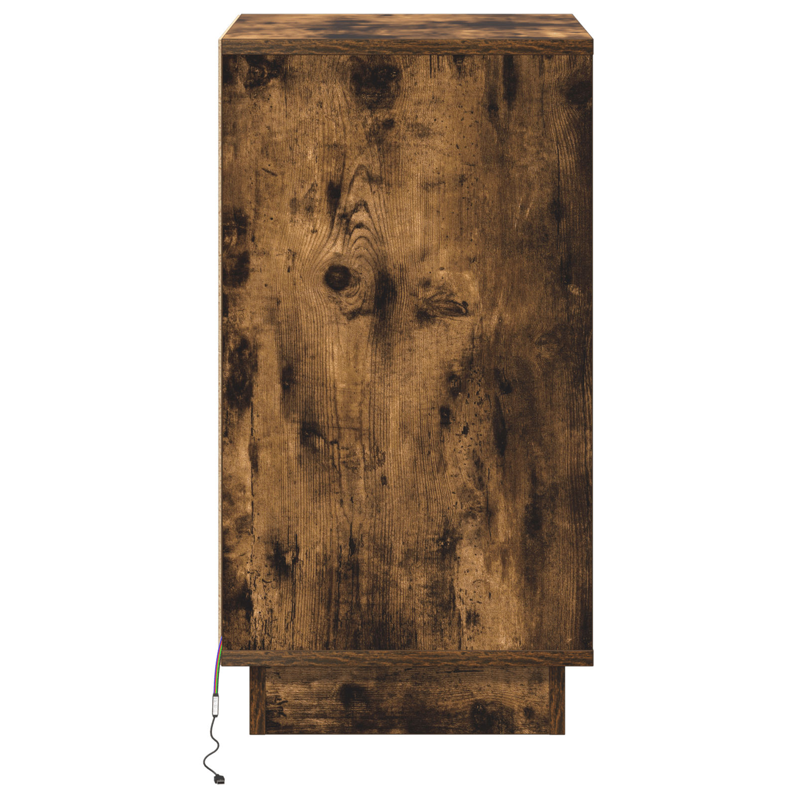 Noptiera cu LED Stejar afumat 39x34.5x65 cm Lemn prelucrat — imaginea 7