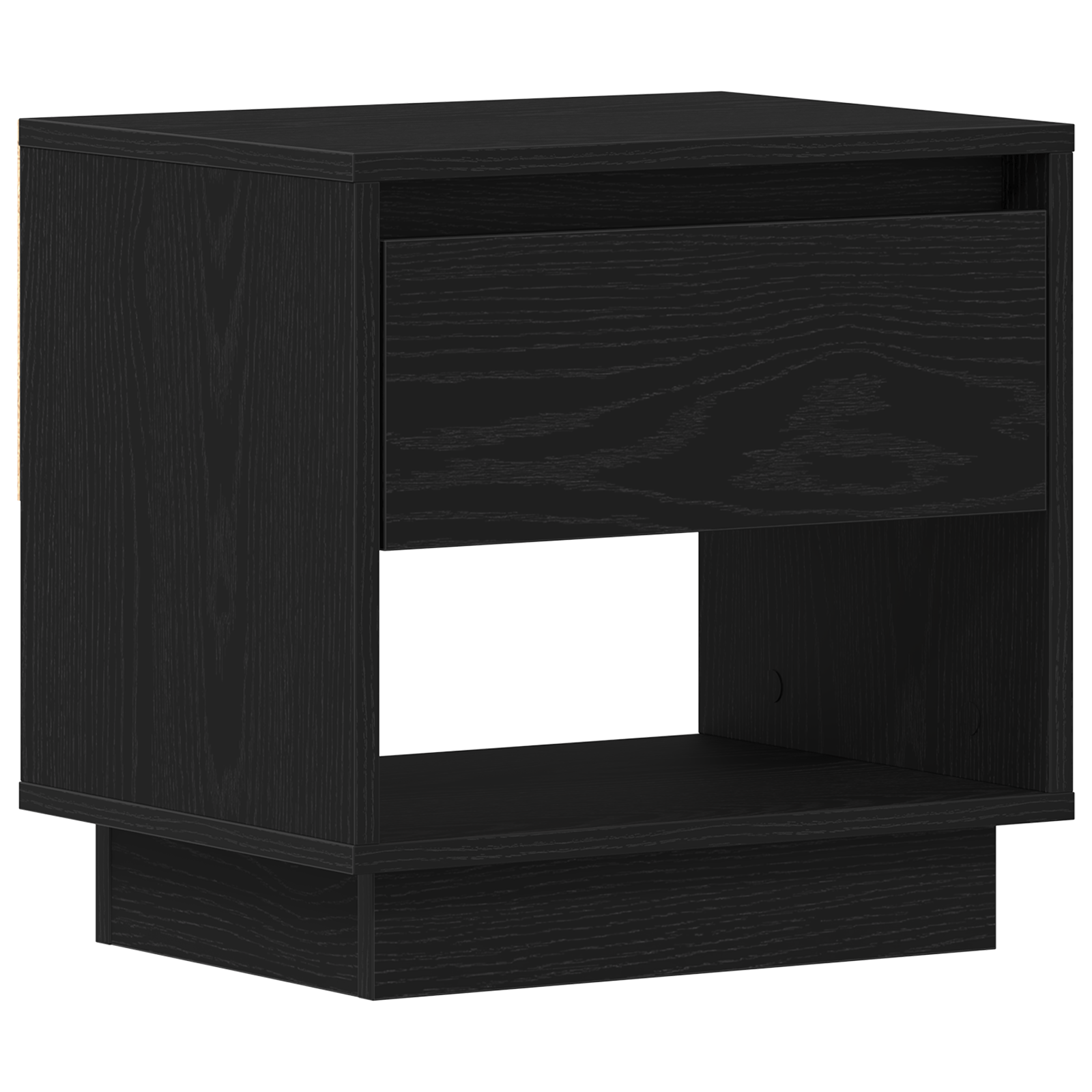 Noptiera, stejar negru, 45x34x48 cm, lemn prelucrat — imaginea 2