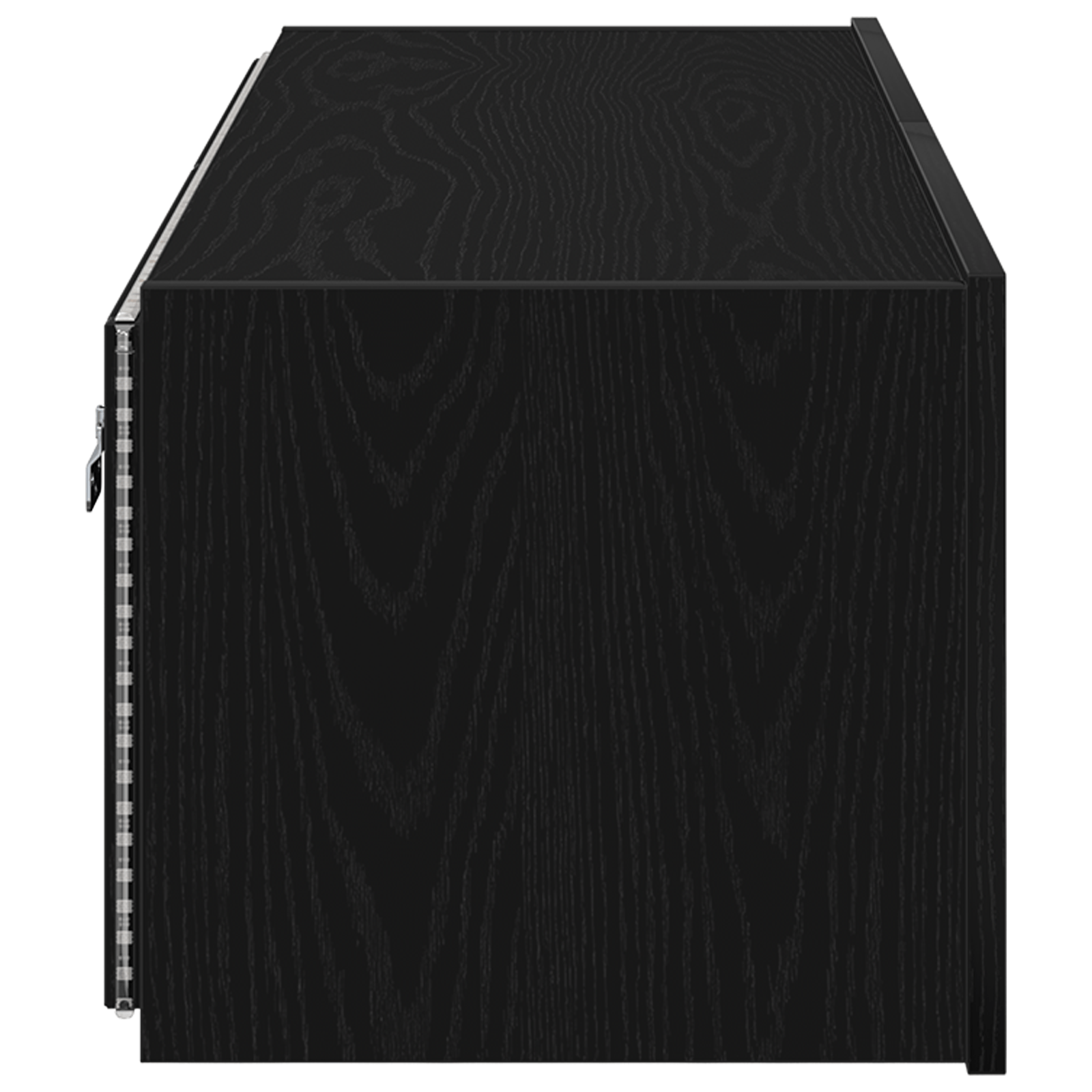 Dulap de perete cu LED-uri, stejar negru, 100x35x31 cm — imaginea 8