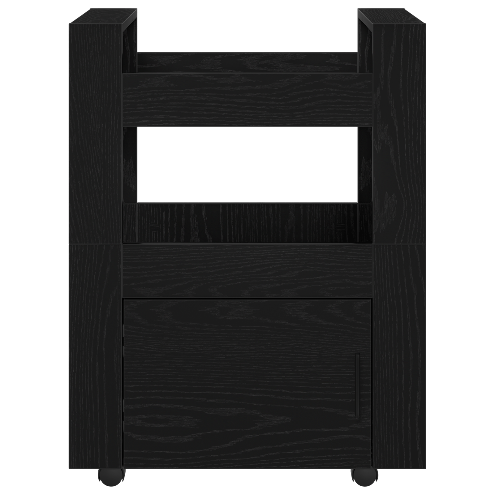 Carucior de bucatarie, stejar negru, 60x45x80 cm lemn prelucrat — imaginea 6