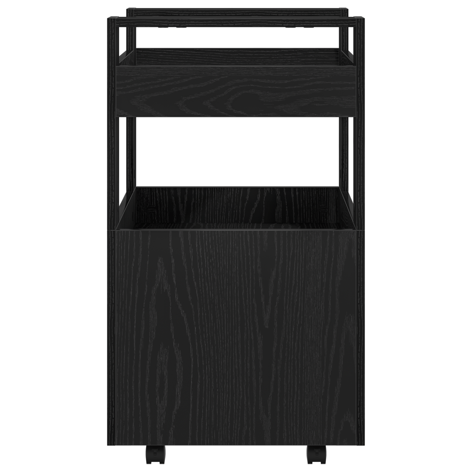 Carucior de bucatarie, stejar negru, 60x45x80 cm lemn prelucrat — imaginea 7