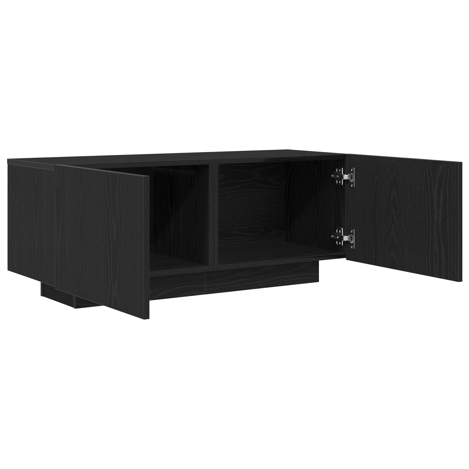 Dulap TV, stejar negru, 100x35x40 cm, lemn prelucrat — imaginea 5