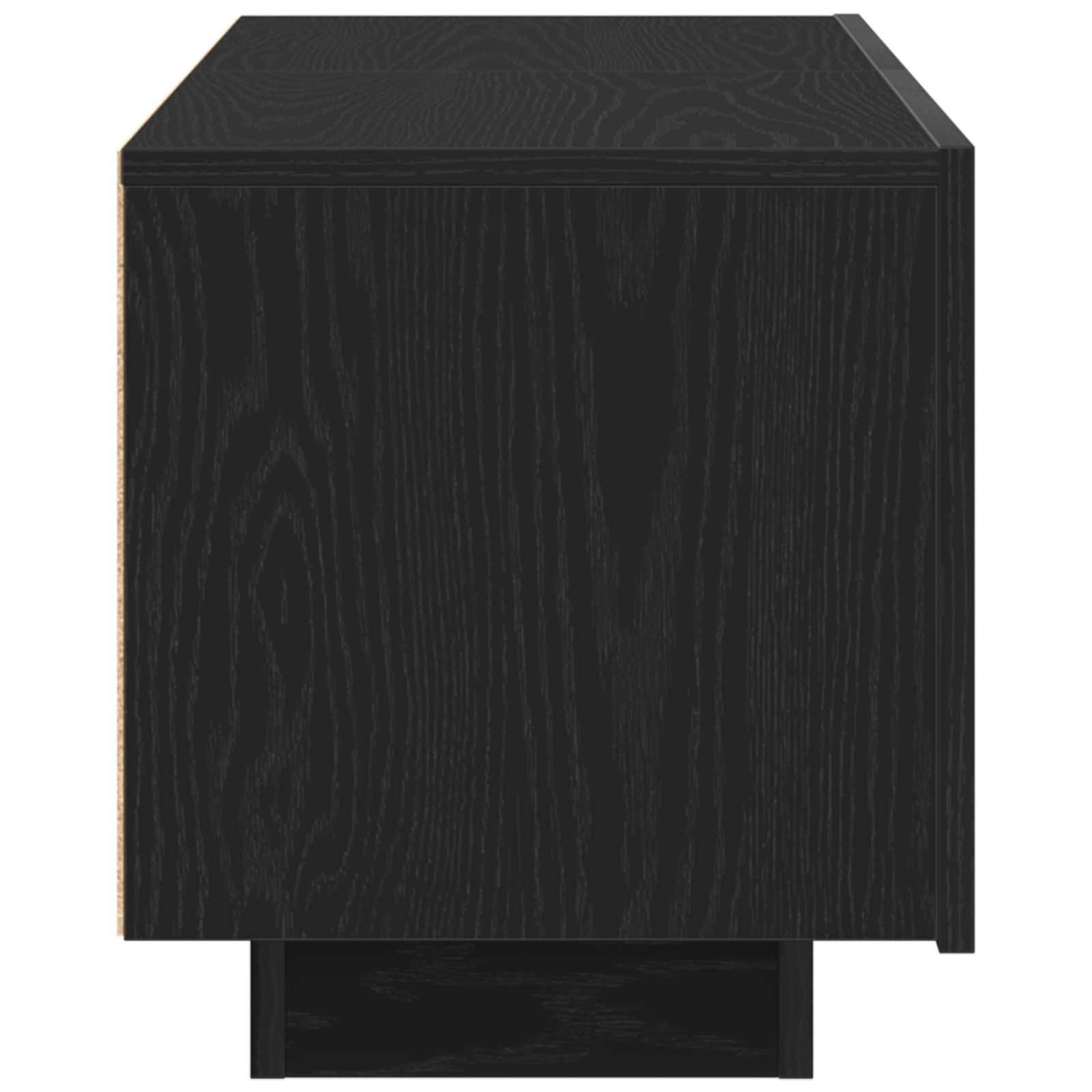 Dulap TV, stejar negru, 100x35x40 cm, lemn prelucrat — imaginea 8