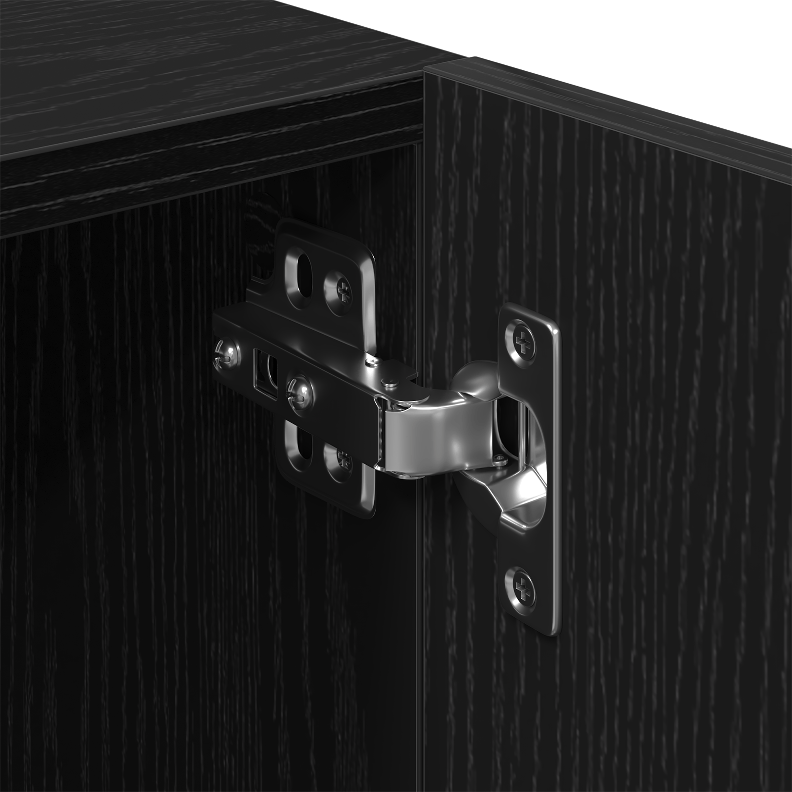 Dulap TV, stejar negru, 100x35x40 cm, lemn prelucrat — imaginea 9