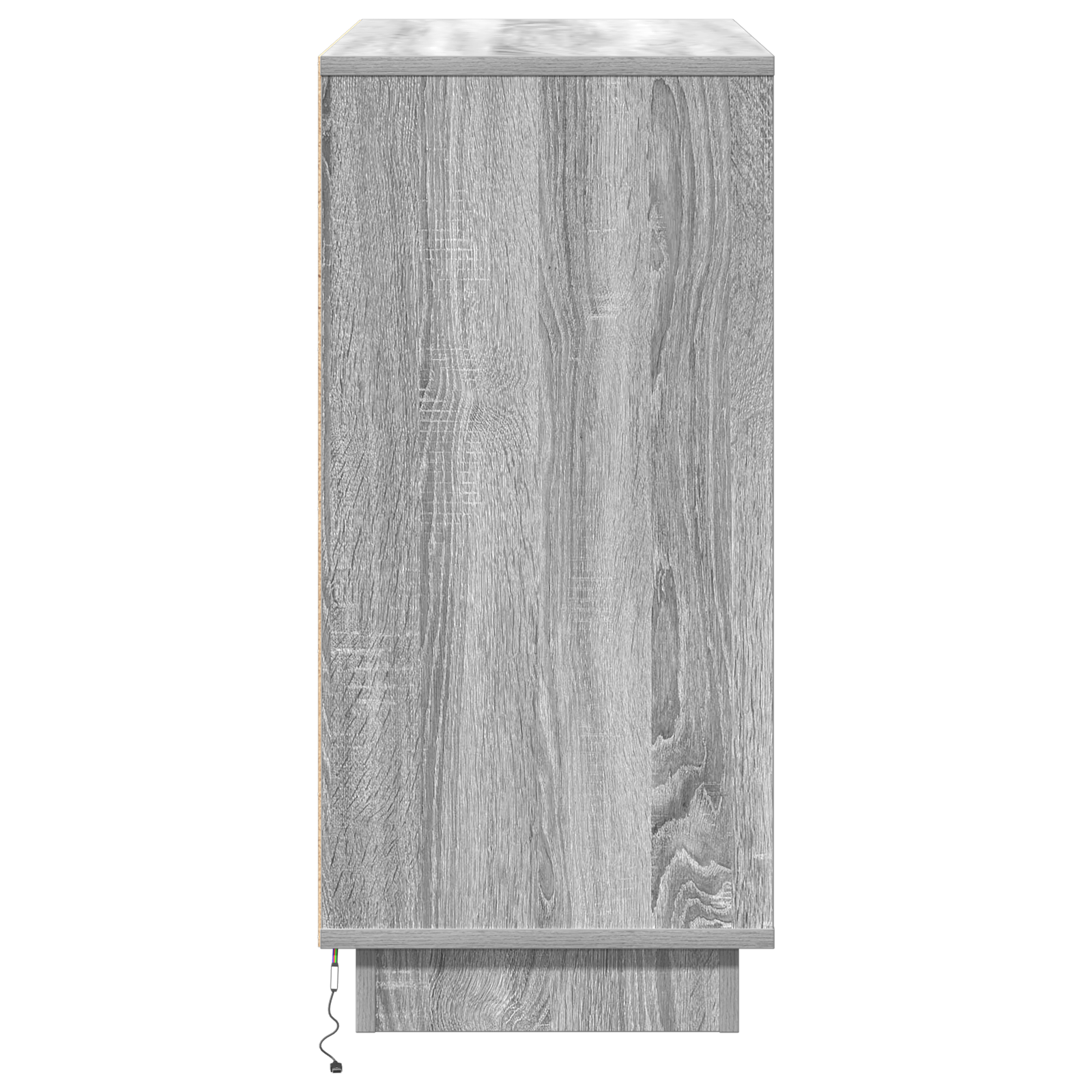 Dulap cu LED Gri Sonoma 71x34,5x75 cm Lemn prelucrat — imaginea 8