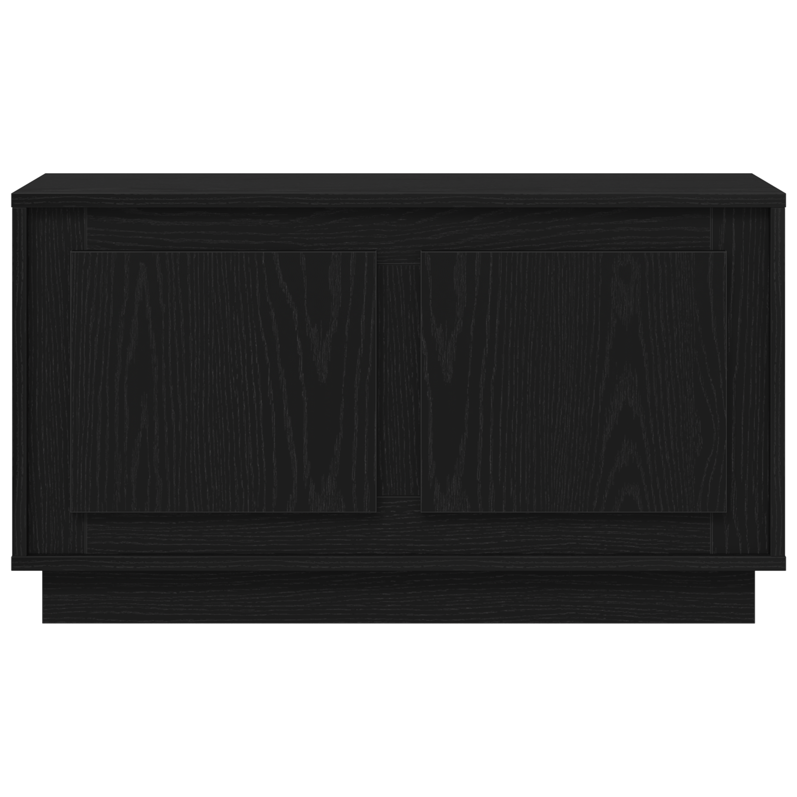 Dulap TV, stejar negru, 80x35x45 cm, lemn prelucrat — imaginea 6