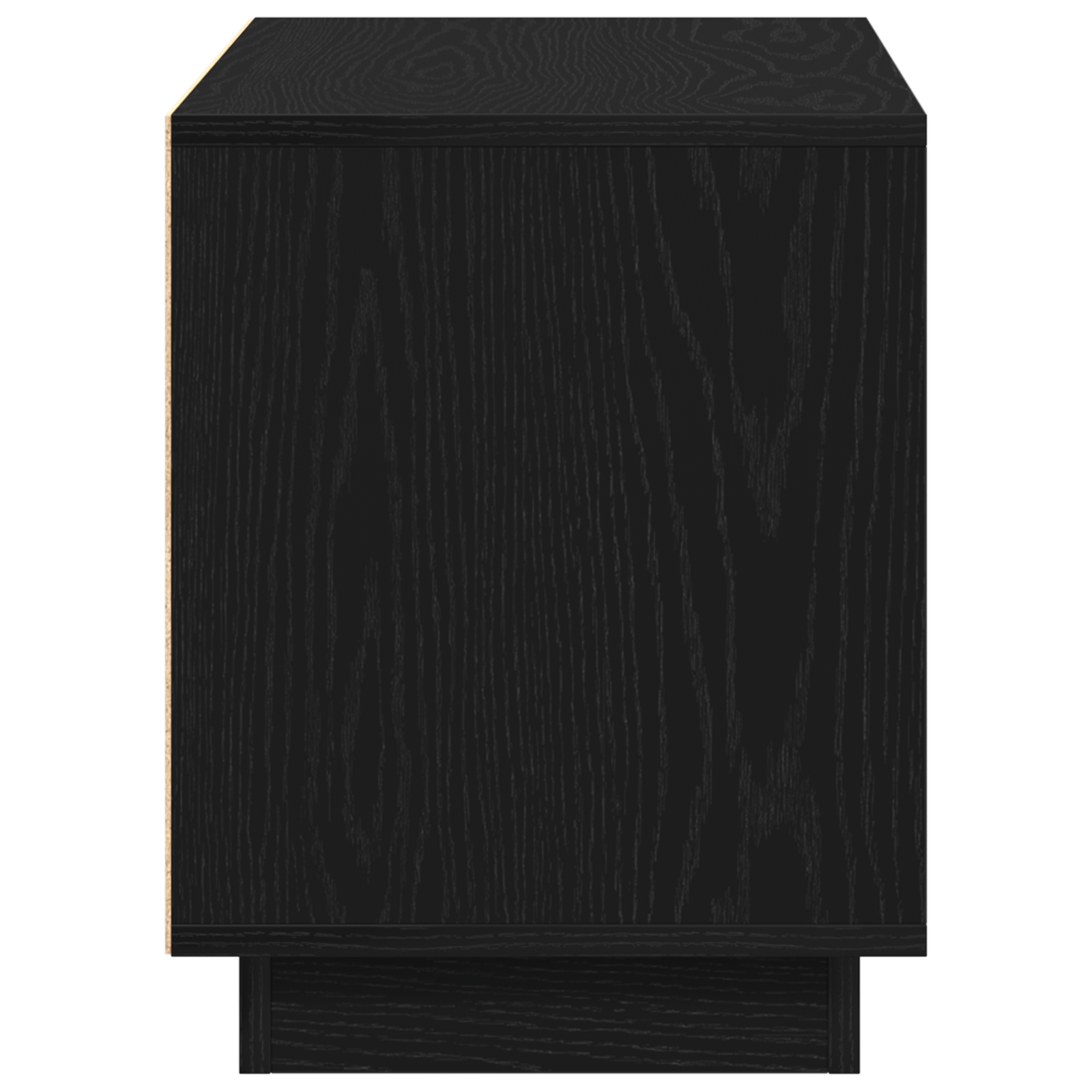 Dulap TV, stejar negru, 80x35x45 cm, lemn prelucrat — imaginea 7