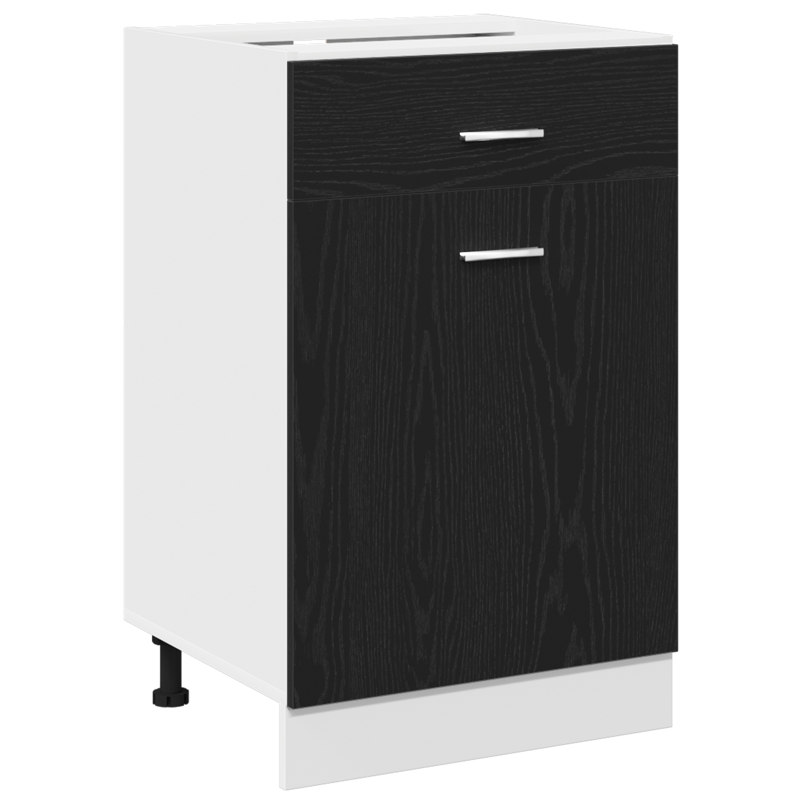 Dulap cu Sertare Black Oak - 50x46x81.5 cm, Fabricat din Lemn Prelucrat — imaginea 2