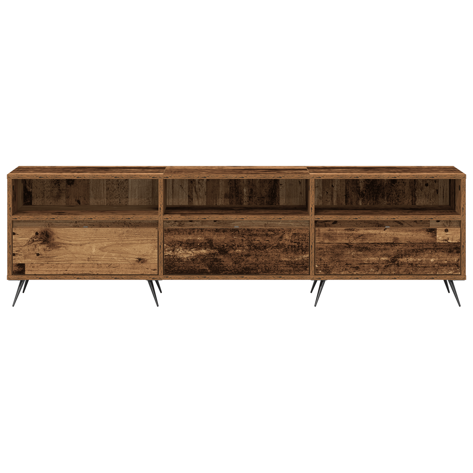 Dulap TV Lemn Vechi 150x30x44,5 cm Lemn Compozit — imaginea 6
