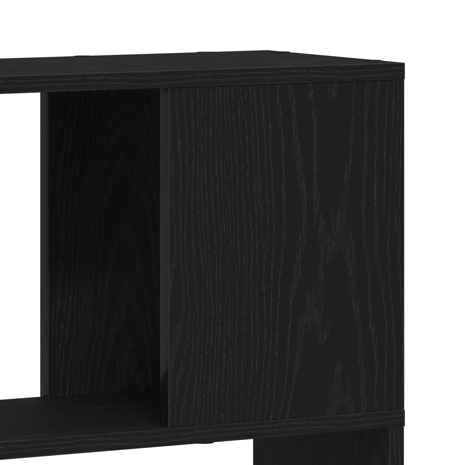 Biblioteca, stejar negru, 80x24x186 cm, lemn prelucrat — imaginea 8