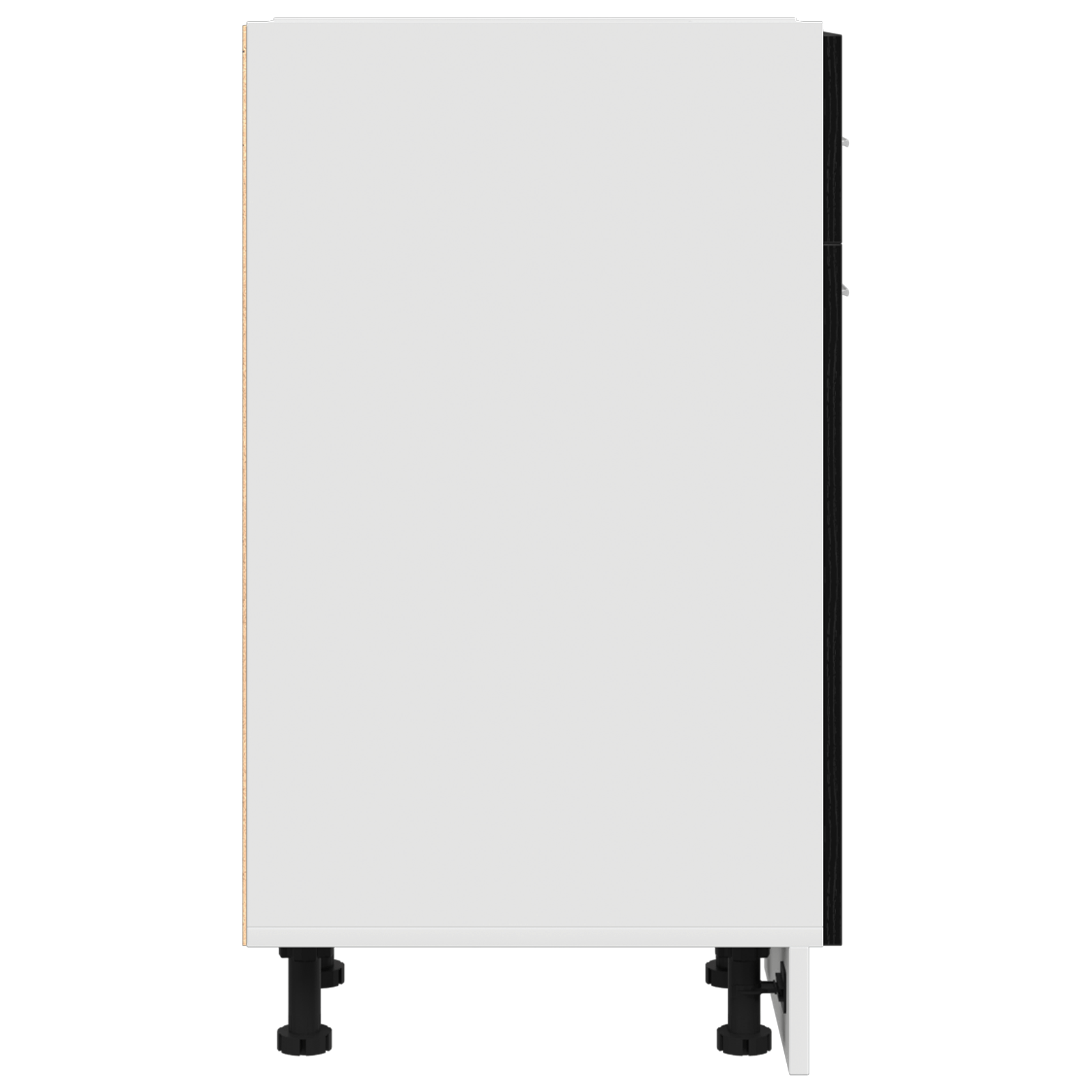 Dulap cu sertar din stejar negru - 30x46x81.5 cm — imaginea 8