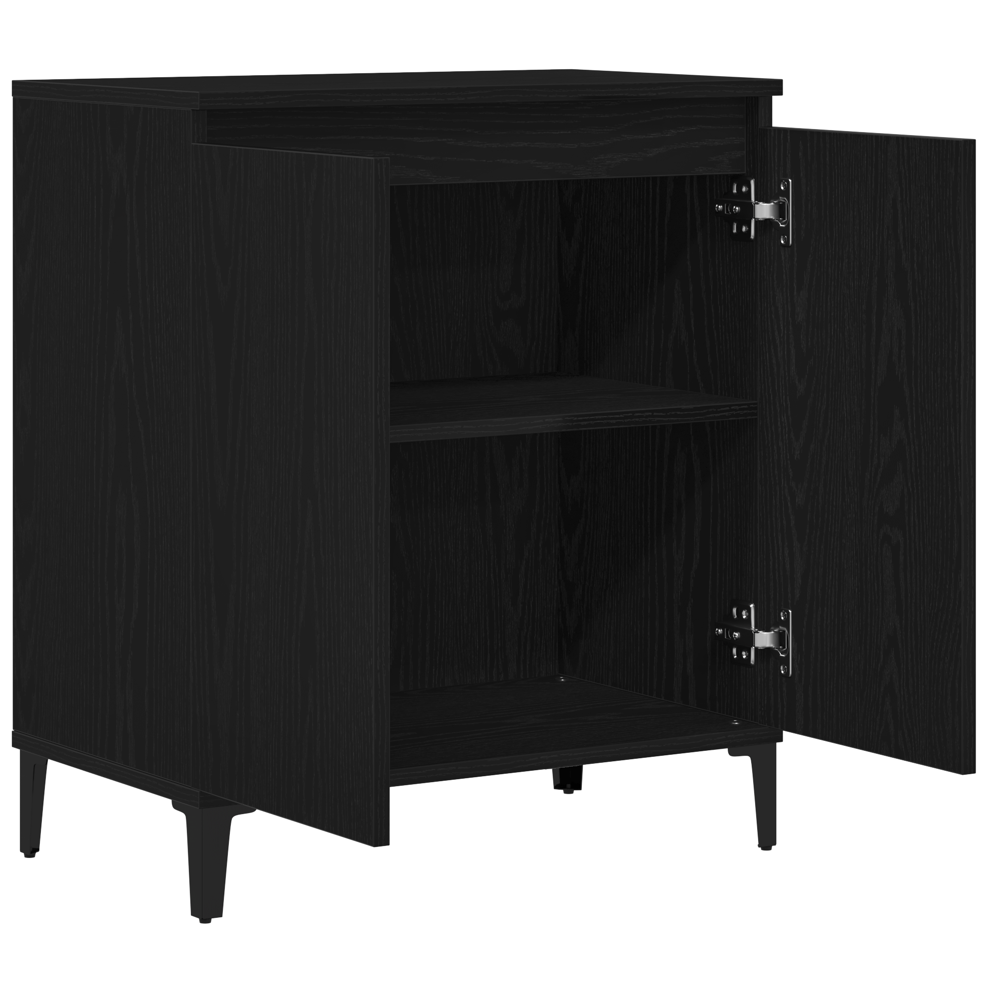 Dulap, stejar negru, 60x35x70 cm, lemn prelucrat — imaginea 5
