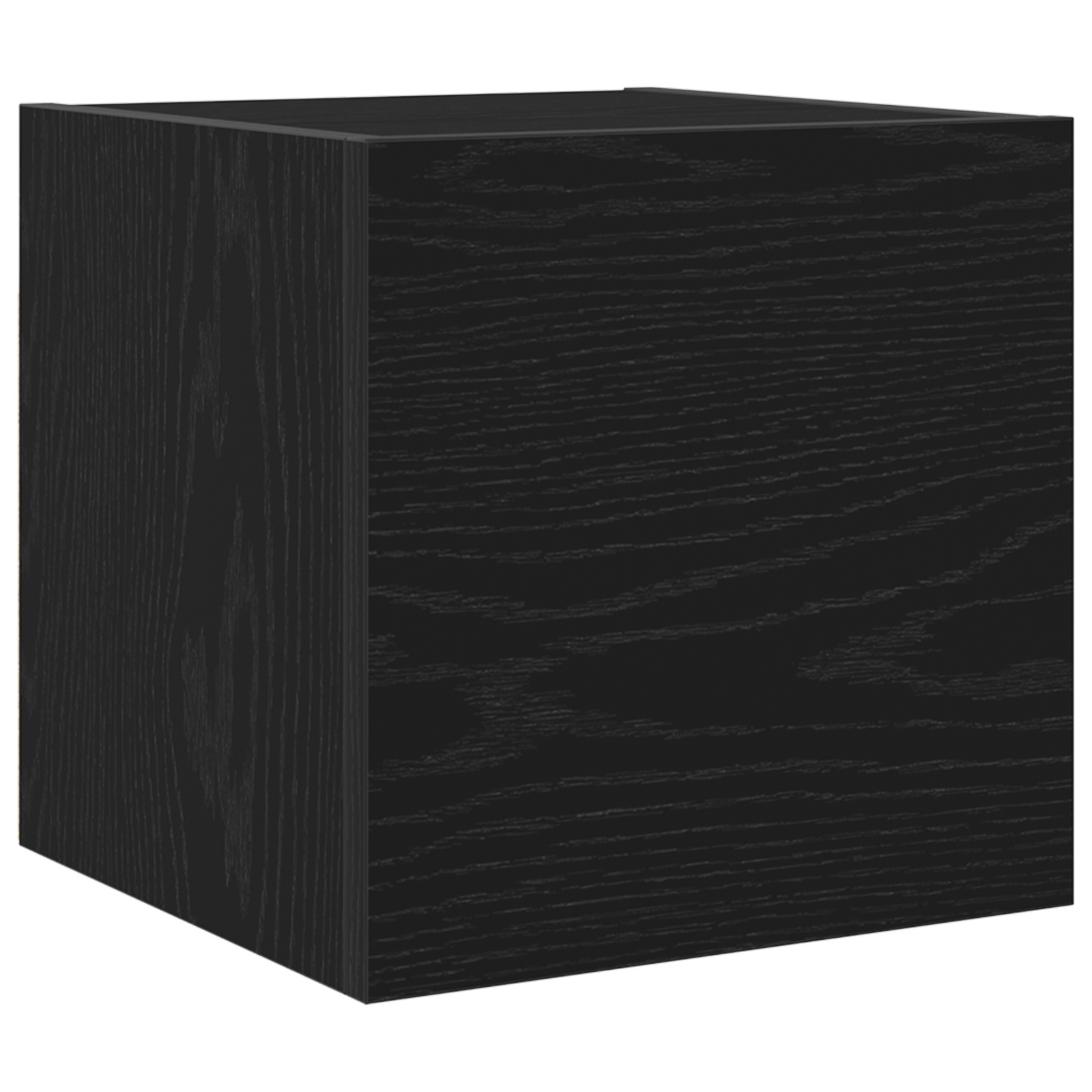 Dulap TV de perete, stejar negru, 30,5x30x30 cm — imaginea 2