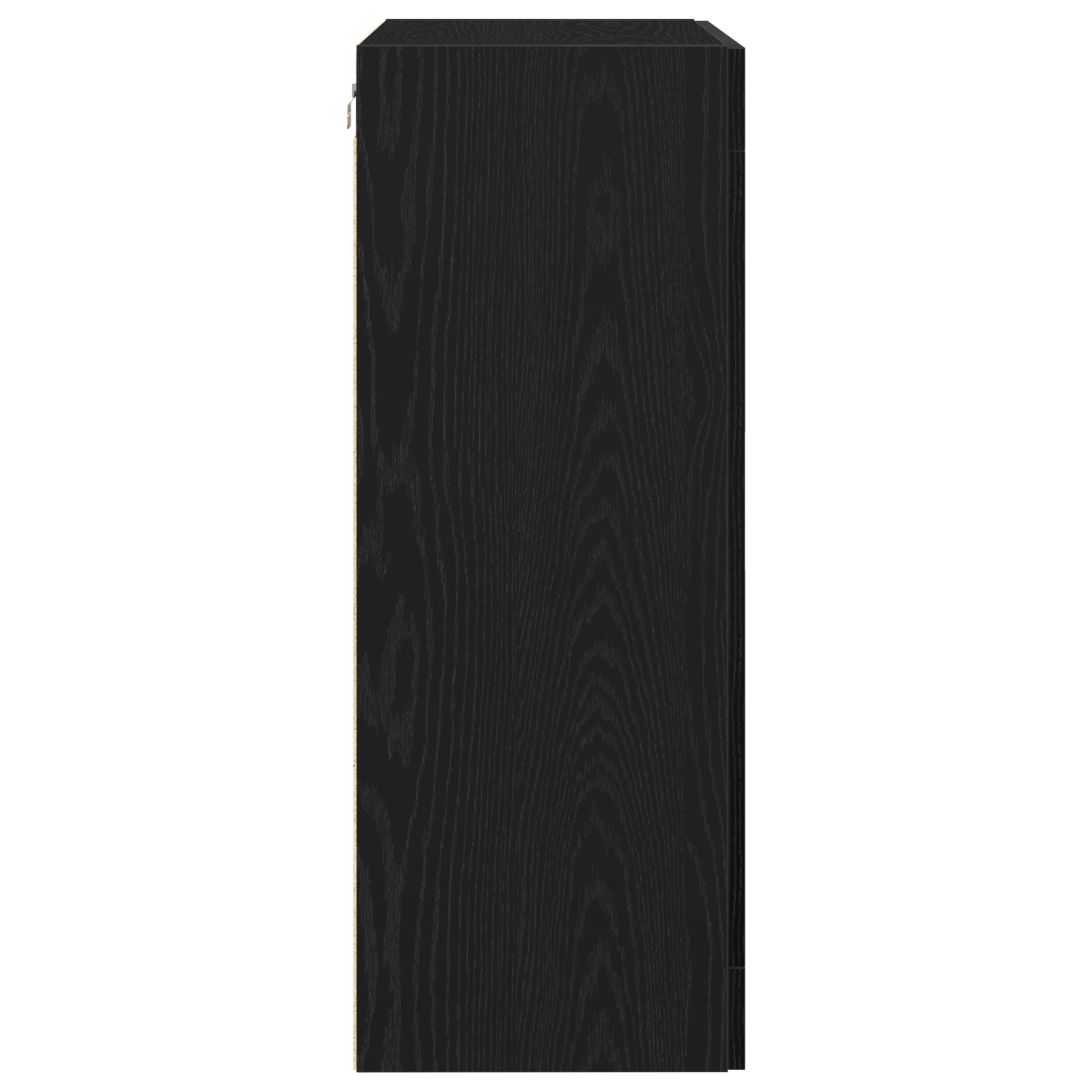 Dulap de perete cu usi din sticla, stejar negru, 69,5x34x90 cm — imaginea 7