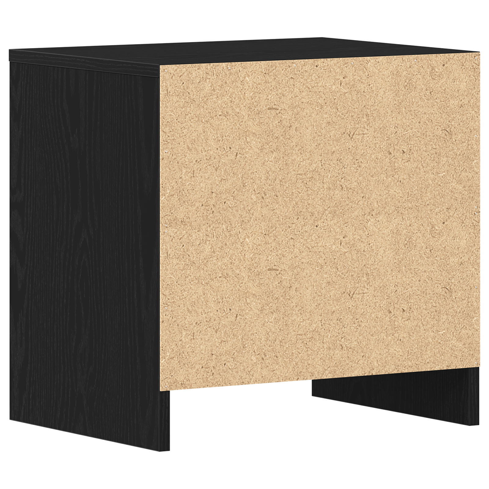 Noptiera Negru Stejar 45x34x44,5 cm Lemn Compus — imaginea 8