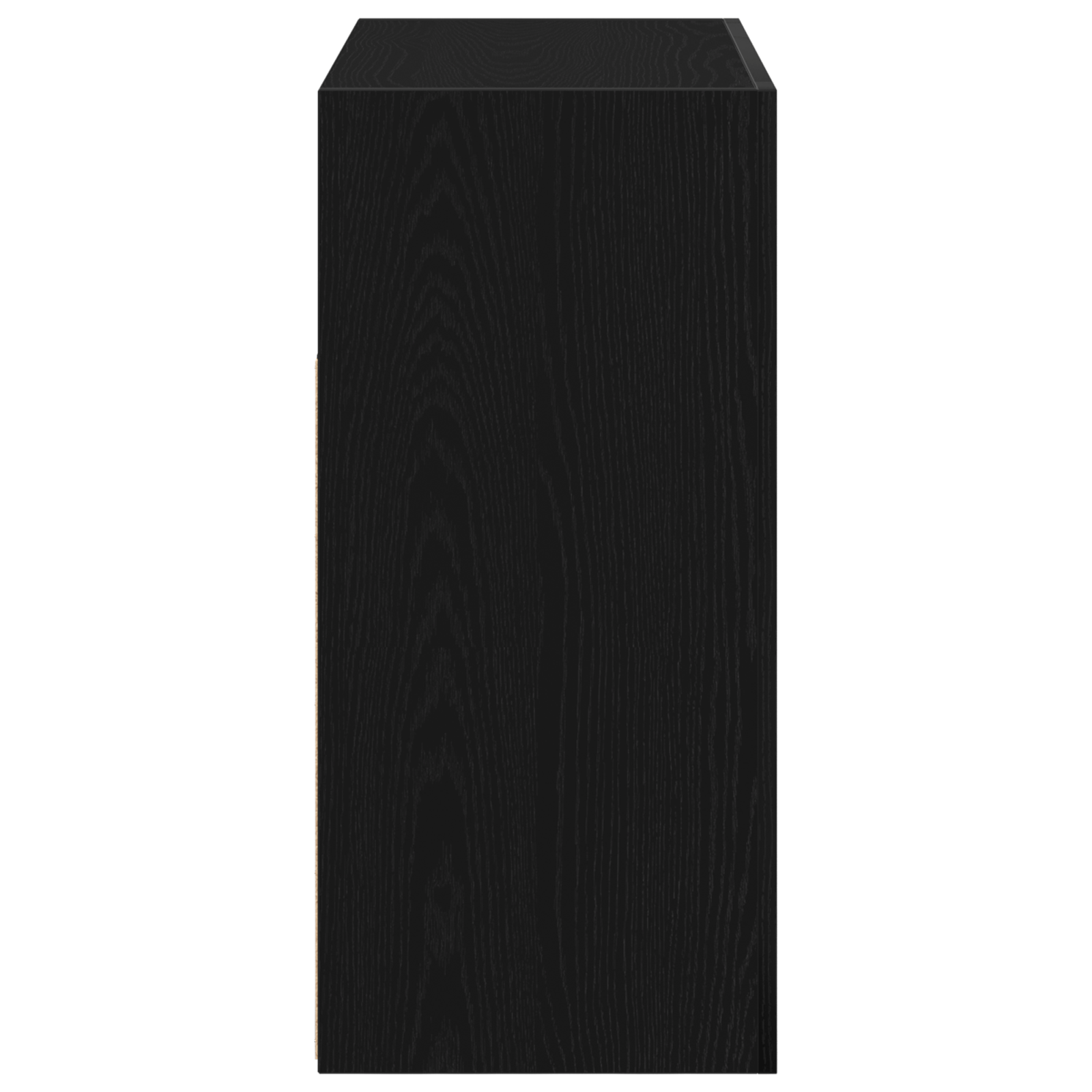 Dulap cu LED-uri, stejar negru, 80x35x75 cm, lemn prelucrat — imaginea 7
