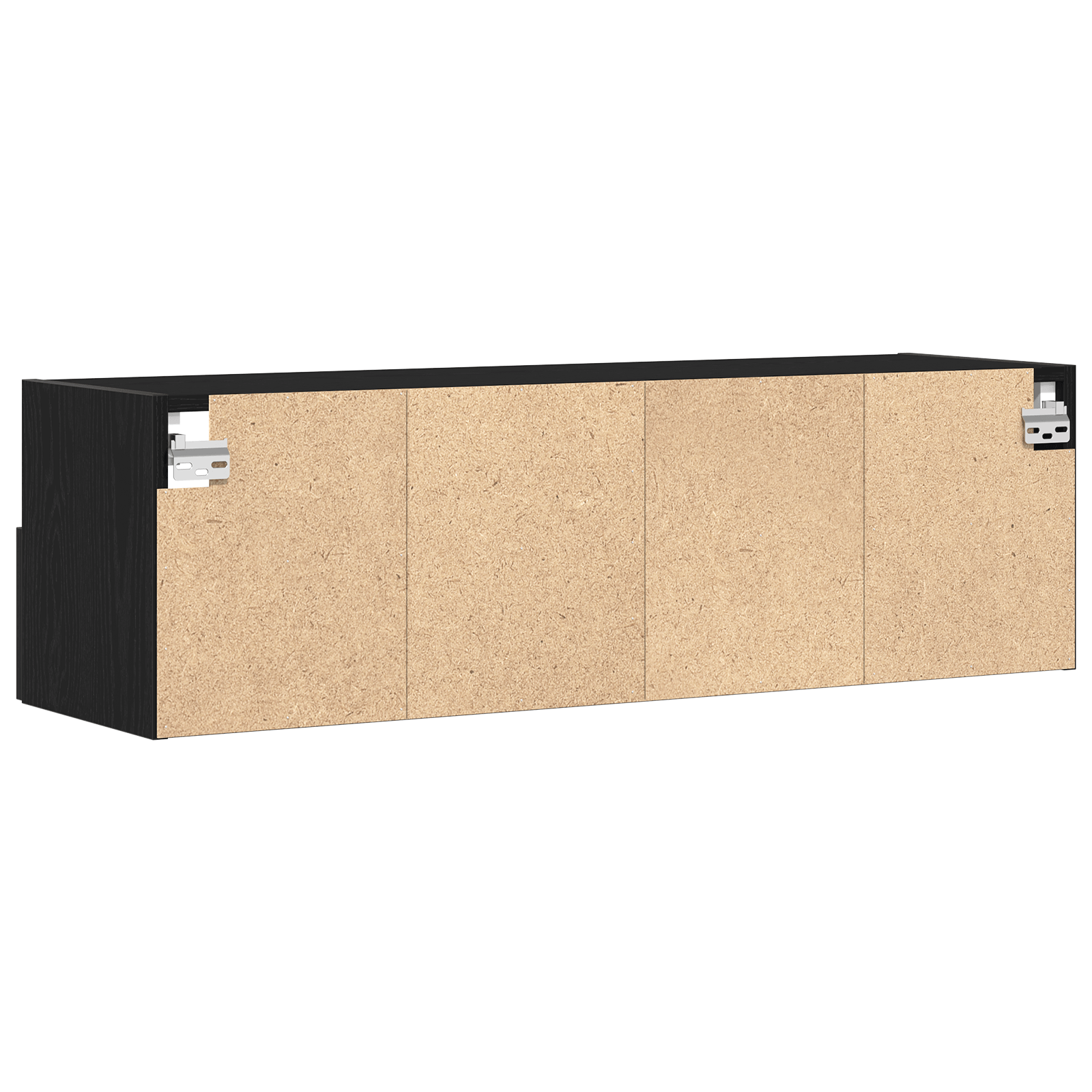 Dulap TV de perete, stejar negru, 100x30x30 cm, lemn prelucrat — imaginea 8