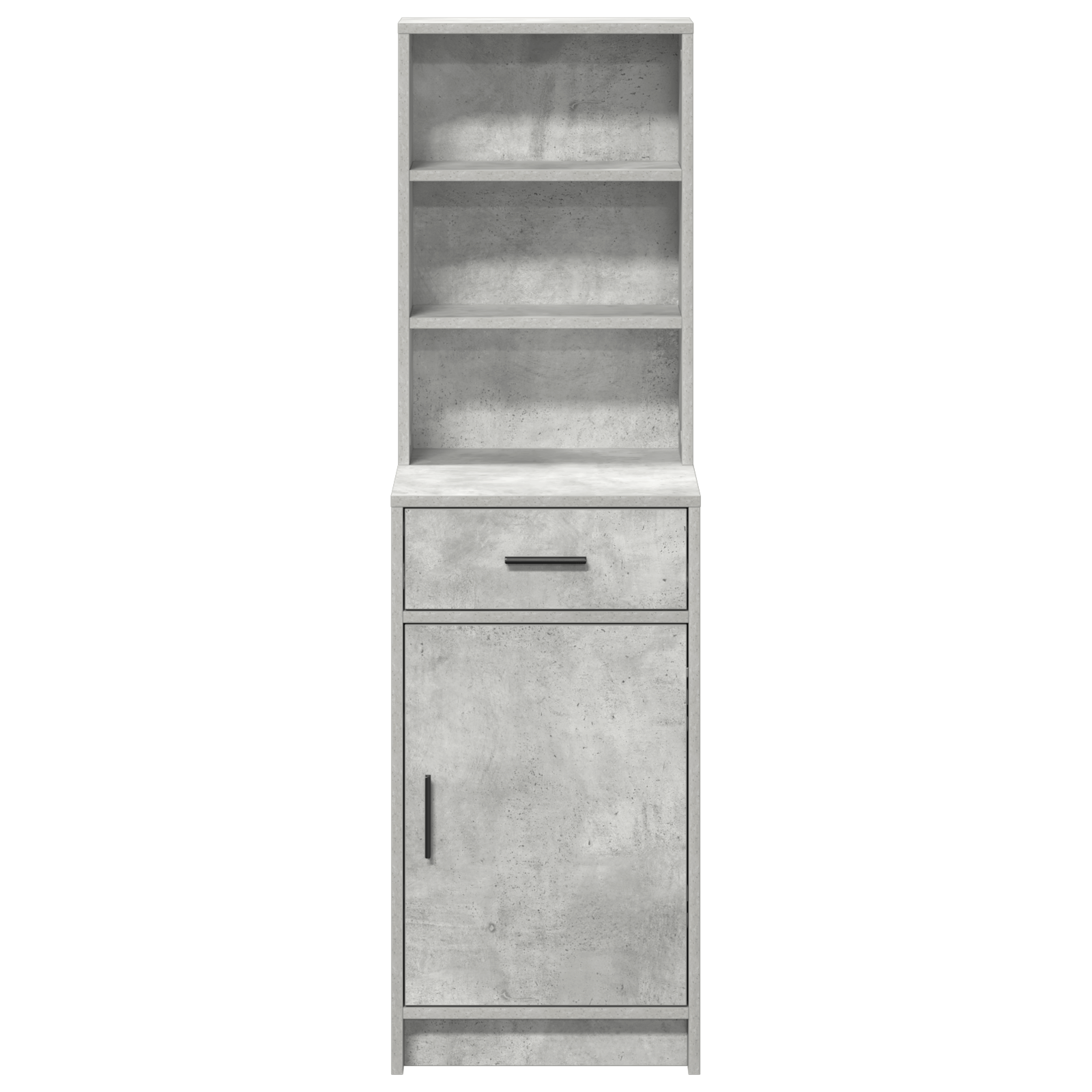 Dulap inalt, gri beton, 40x41x135 cm, lemn prelucrat — imaginea 6