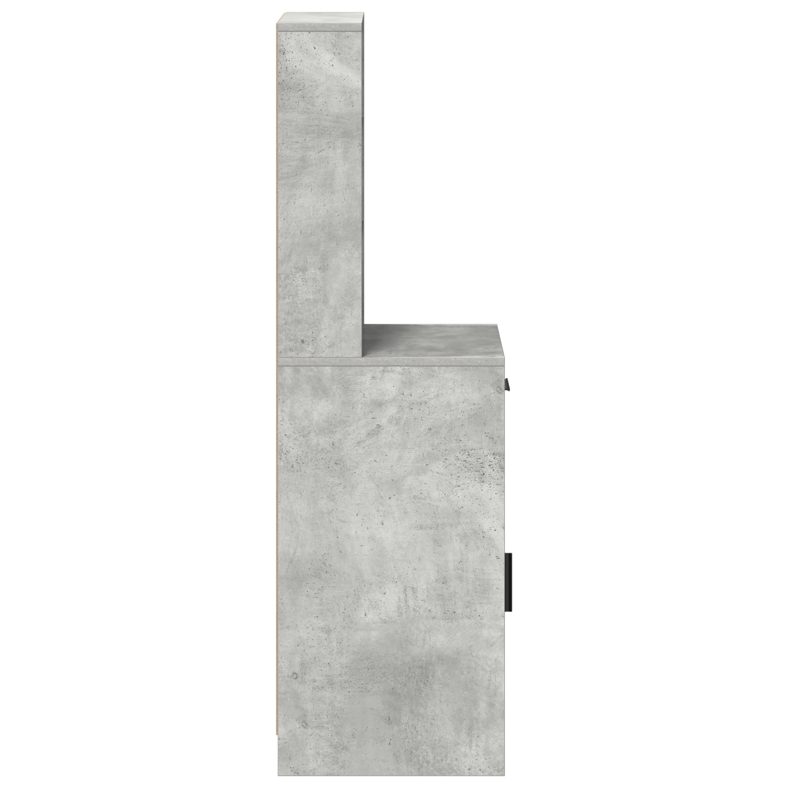 Dulap inalt, gri beton, 40x41x135 cm, lemn prelucrat — imaginea 7
