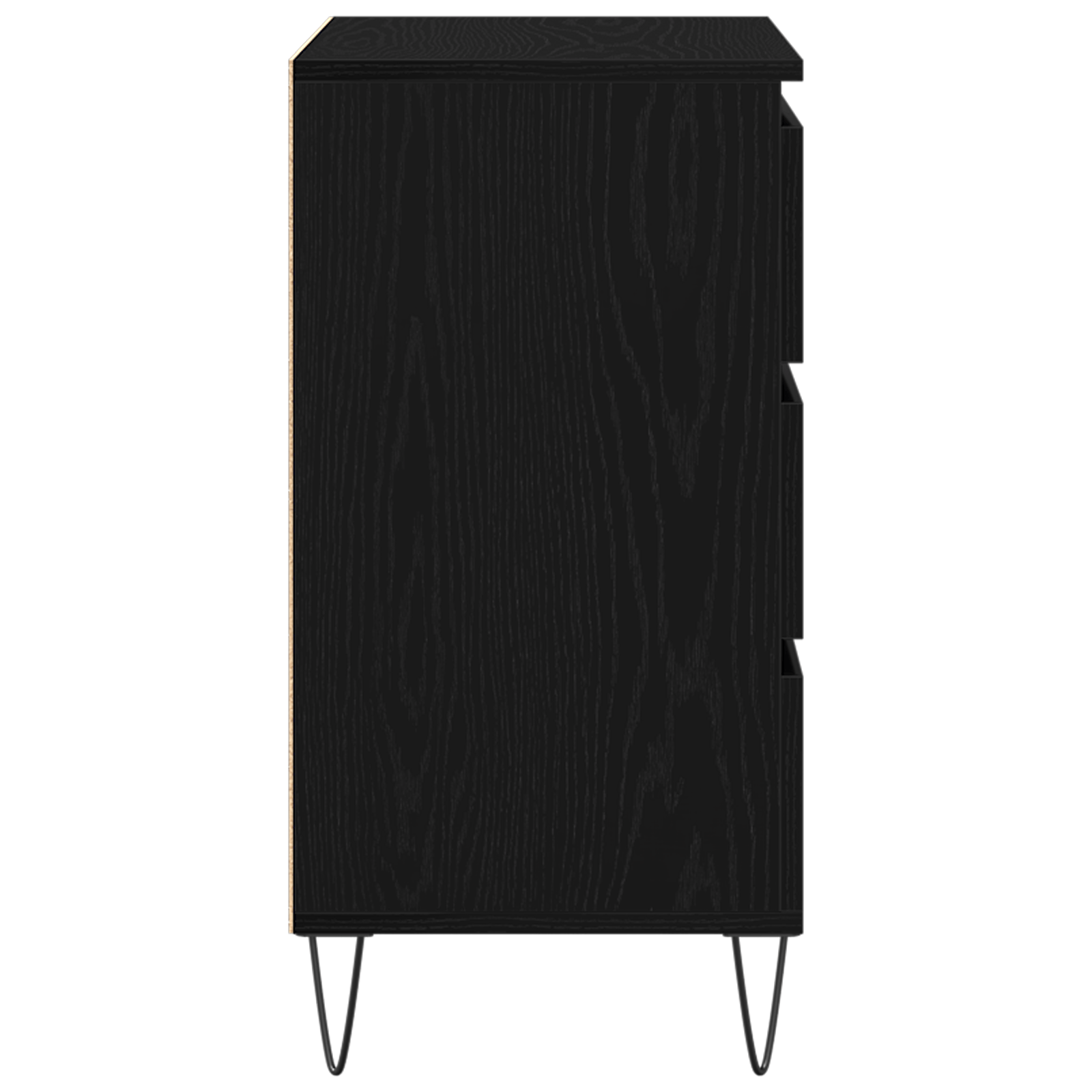Dulap cu sertare, stejar negru, 60x35x70 cm, lemn prelucrat — imaginea 7