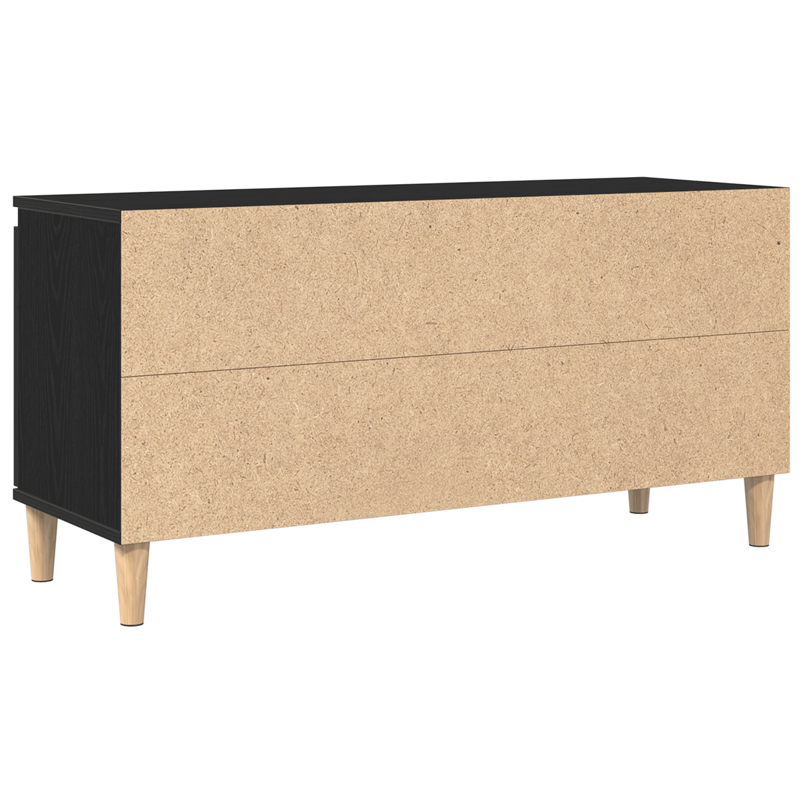 Dulap TV cu picioare din lemn, stejar negru, 102x35x50 cm — imaginea 6