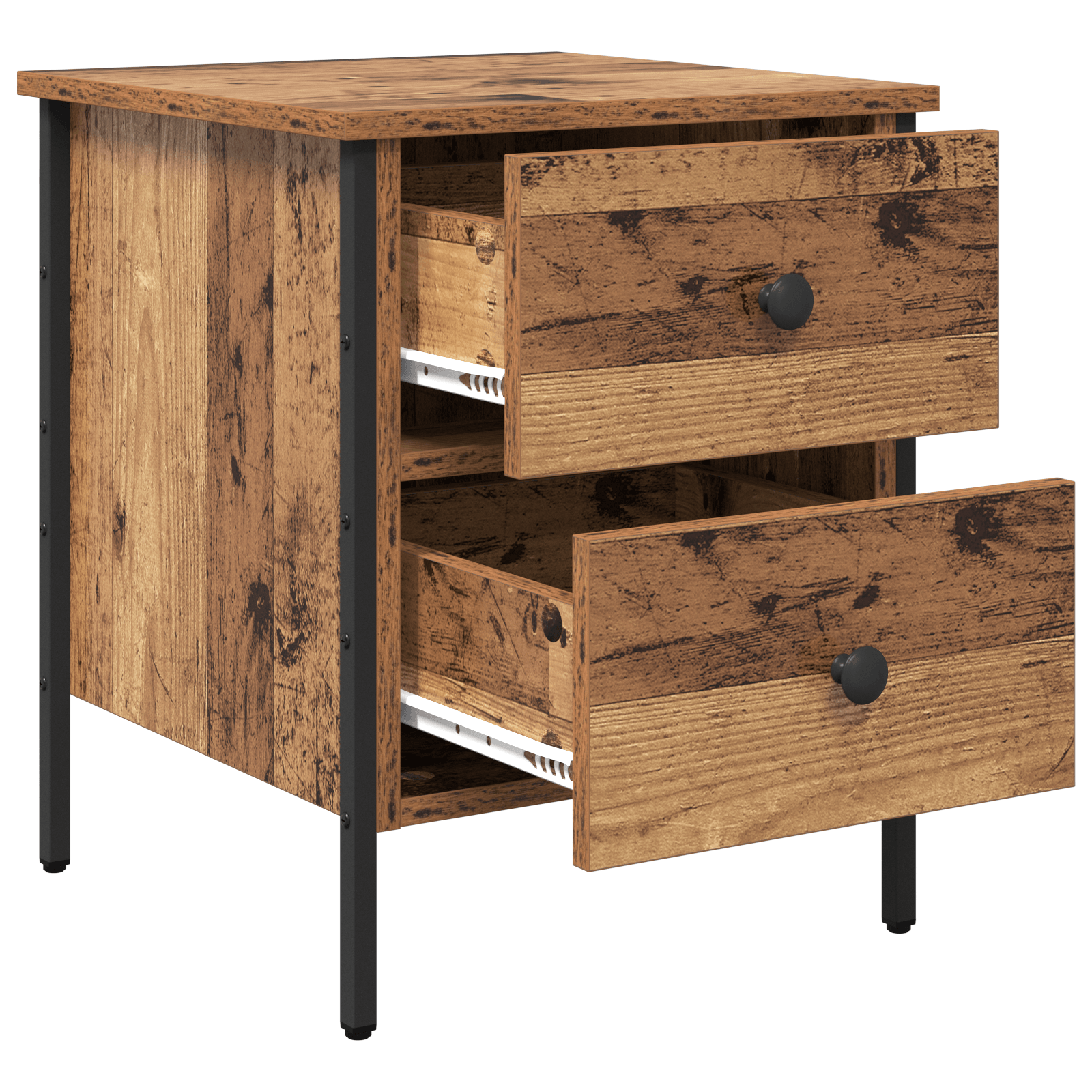Cabinet de Noptiera Lemn Vechi 40x42x50 cm Lemn Stratificat — imaginea 5