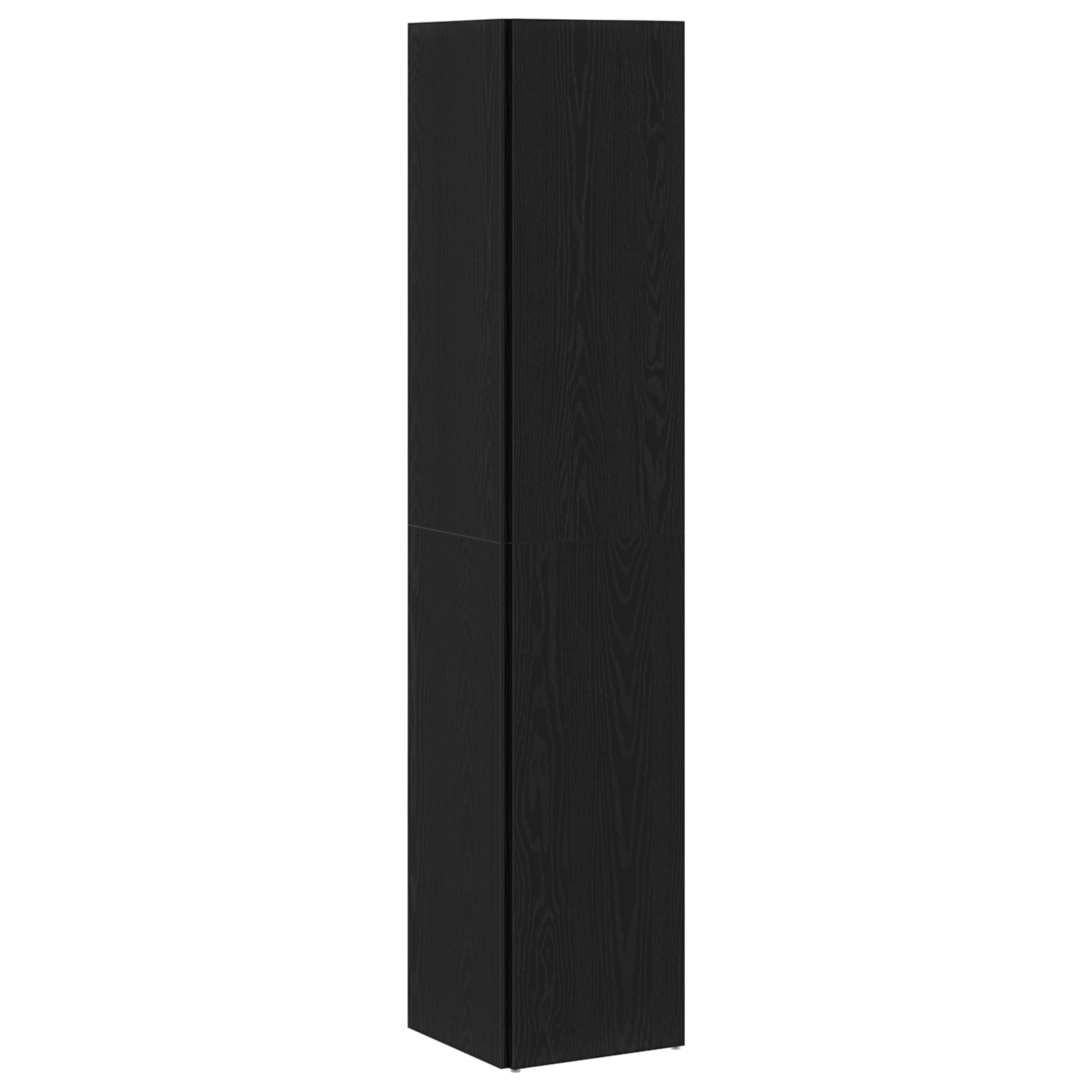 Dulap de colt Stejar negru 33x33x164,5 cm Lemn prelucrat — imaginea 4