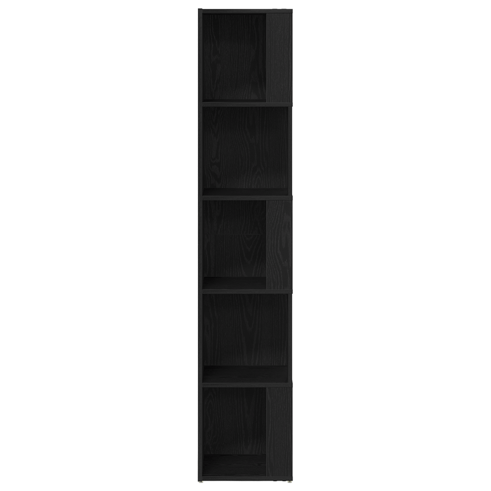 Dulap de colt Stejar negru 33x33x164,5 cm Lemn prelucrat — imaginea 6