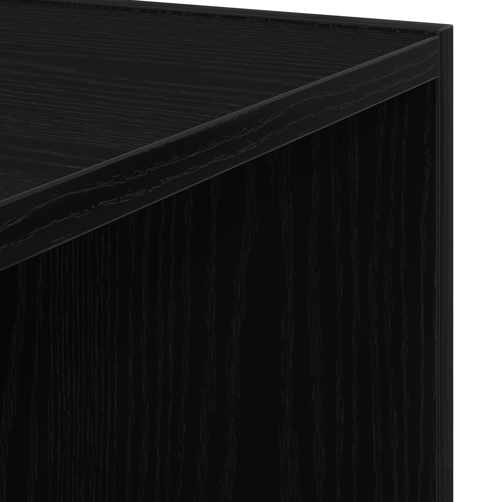 Dulap de colt Stejar negru 33x33x164,5 cm Lemn prelucrat — imaginea 7