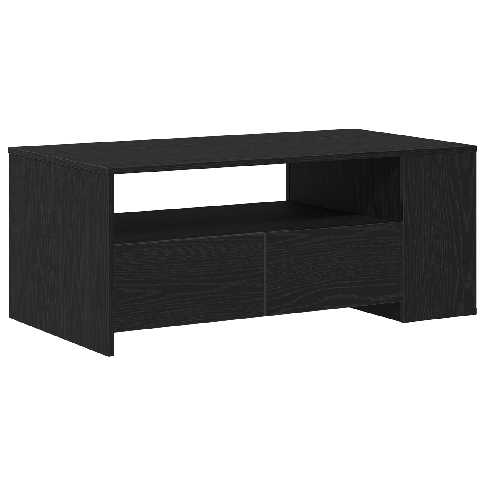 Masa de cafea din stejar negru 102x55x43.5 cm fabricata din lemn stratificat — imaginea 2