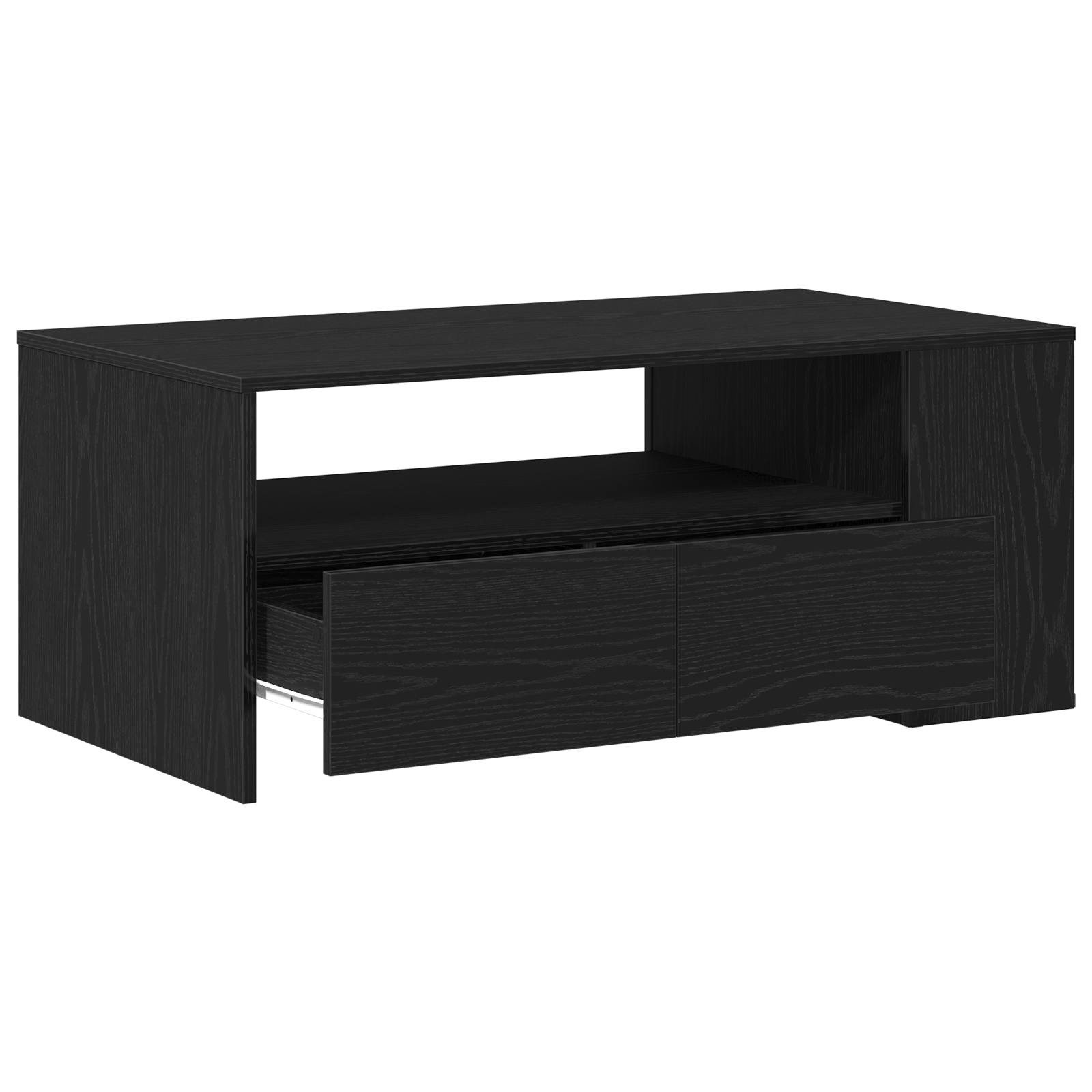 Masa de cafea din stejar negru 102x55x43.5 cm fabricata din lemn stratificat — imaginea 5