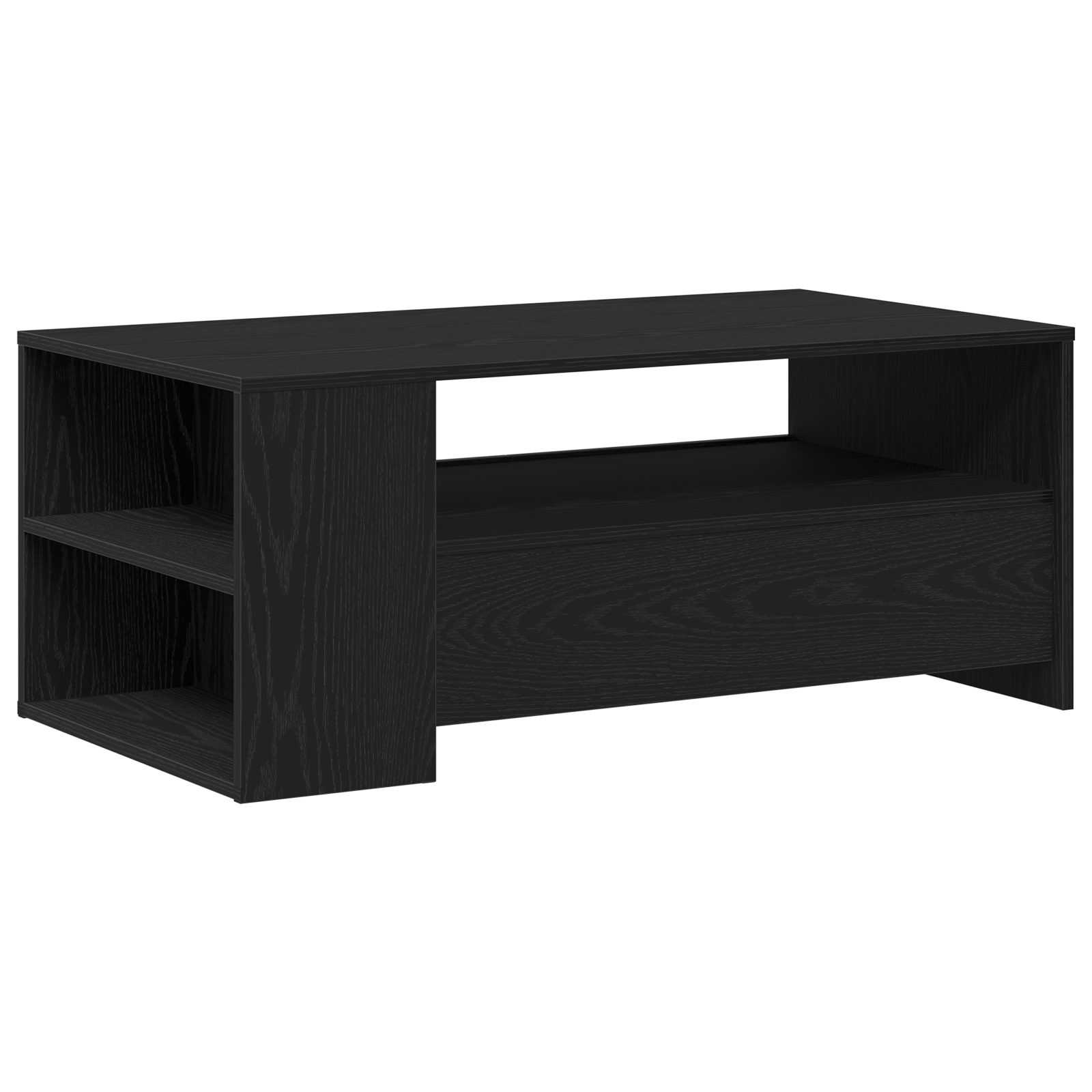 Masa de cafea din stejar negru 102x55x43.5 cm fabricata din lemn stratificat — imaginea 6