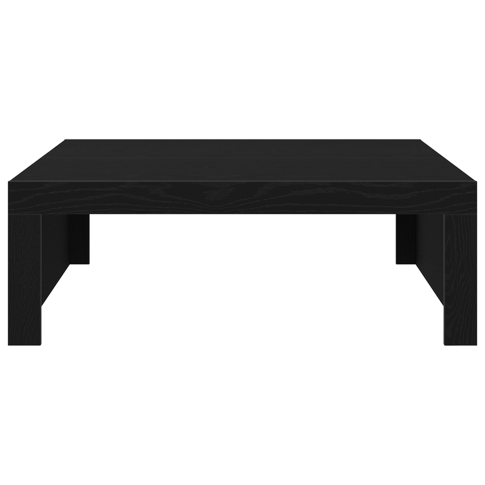 Masa de cafea din stejar negru - 100x100x35 cm din lemn laminat — imaginea 6