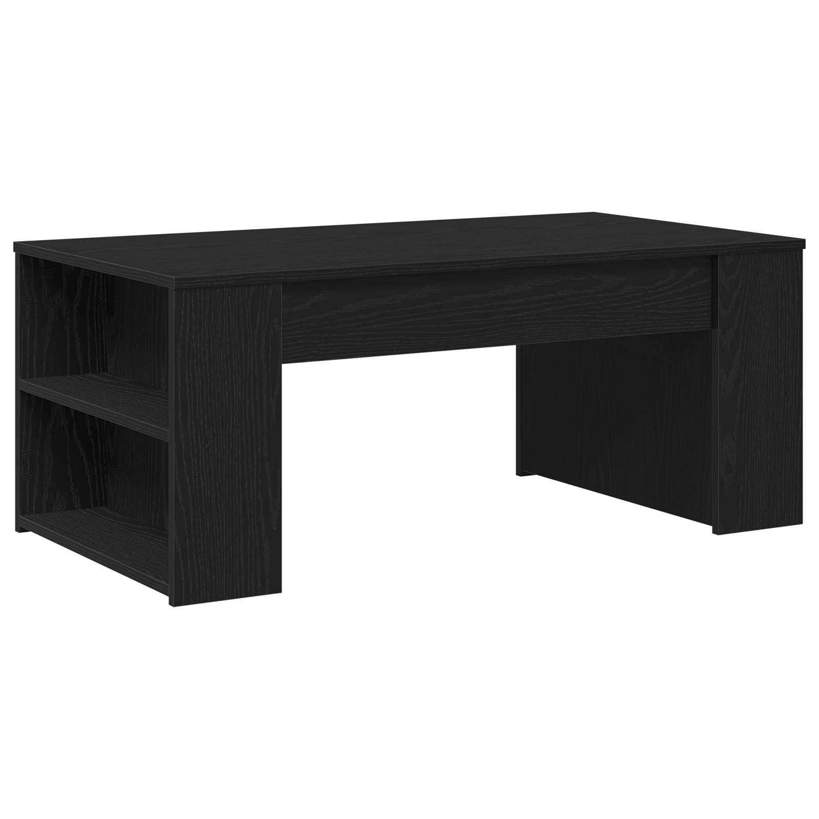 Masuta de cafea, stejar negru, 102x55x42 cm, lemn prelucrat — imaginea 2