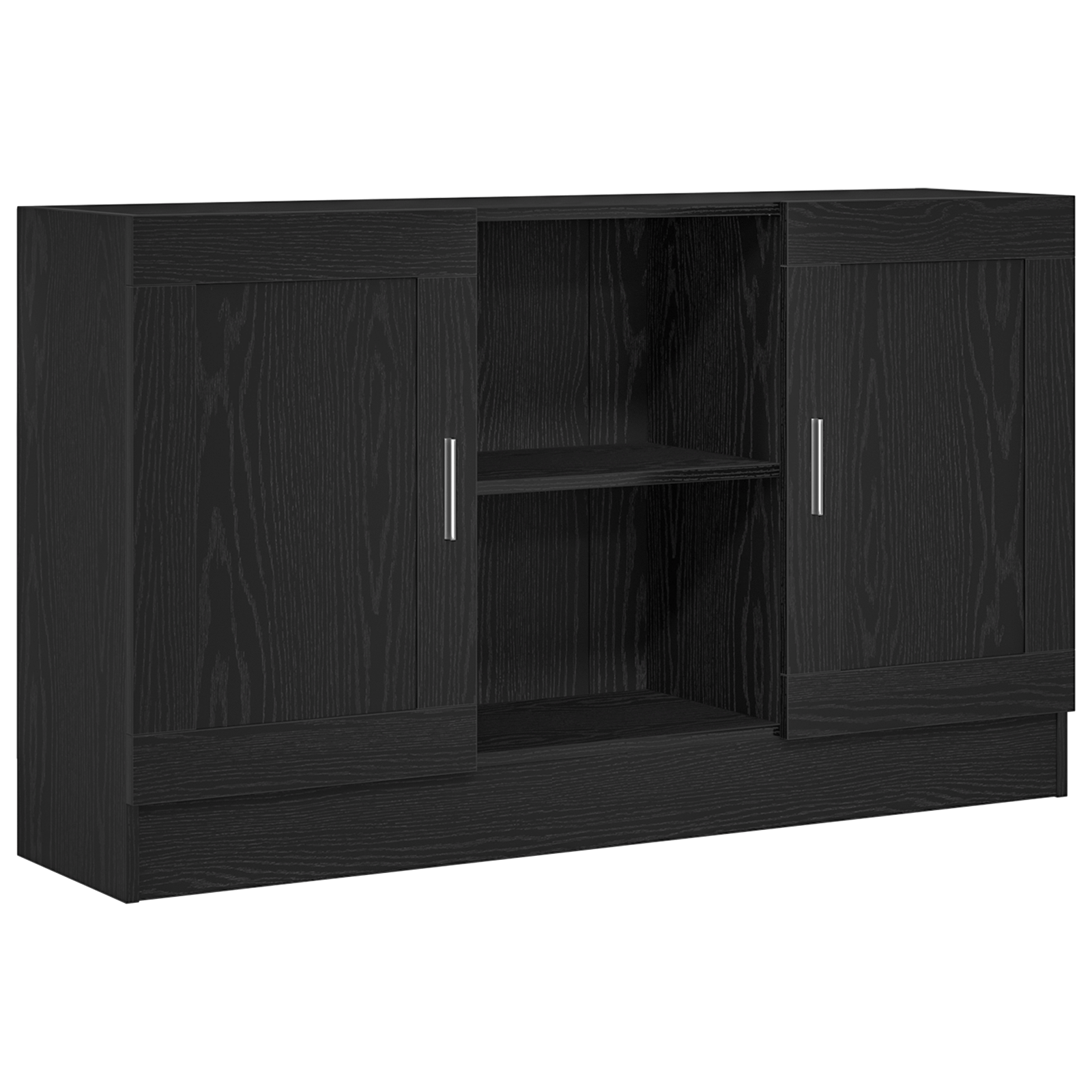 Dulap, stejar negru, 120x30,5x70 cm, lemn prelucrat — imaginea 2