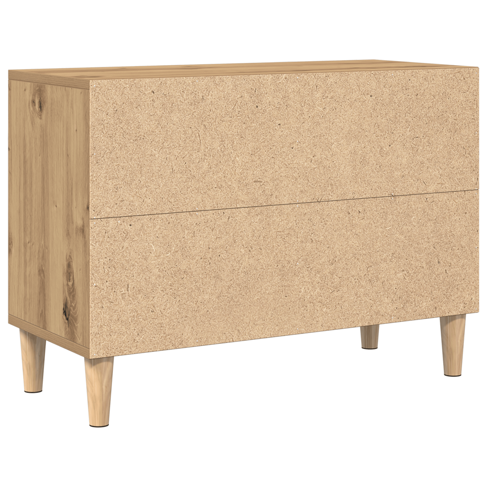 Dulap TV, stejar artizanal, 69,5x30x50 cm, lemn prelucrat — imaginea 5