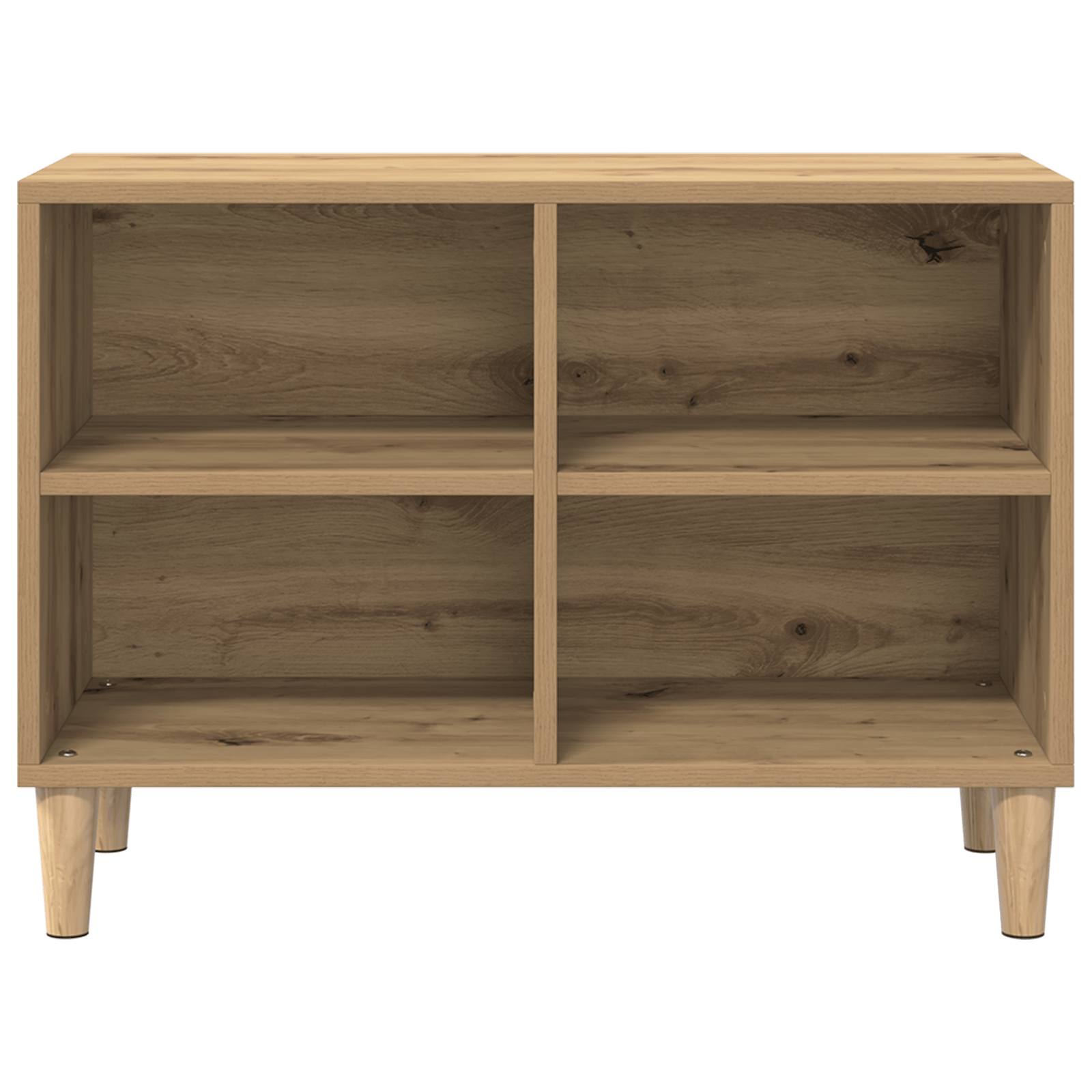 Dulap TV, stejar artizanal, 69,5x30x50 cm, lemn prelucrat — imaginea 6