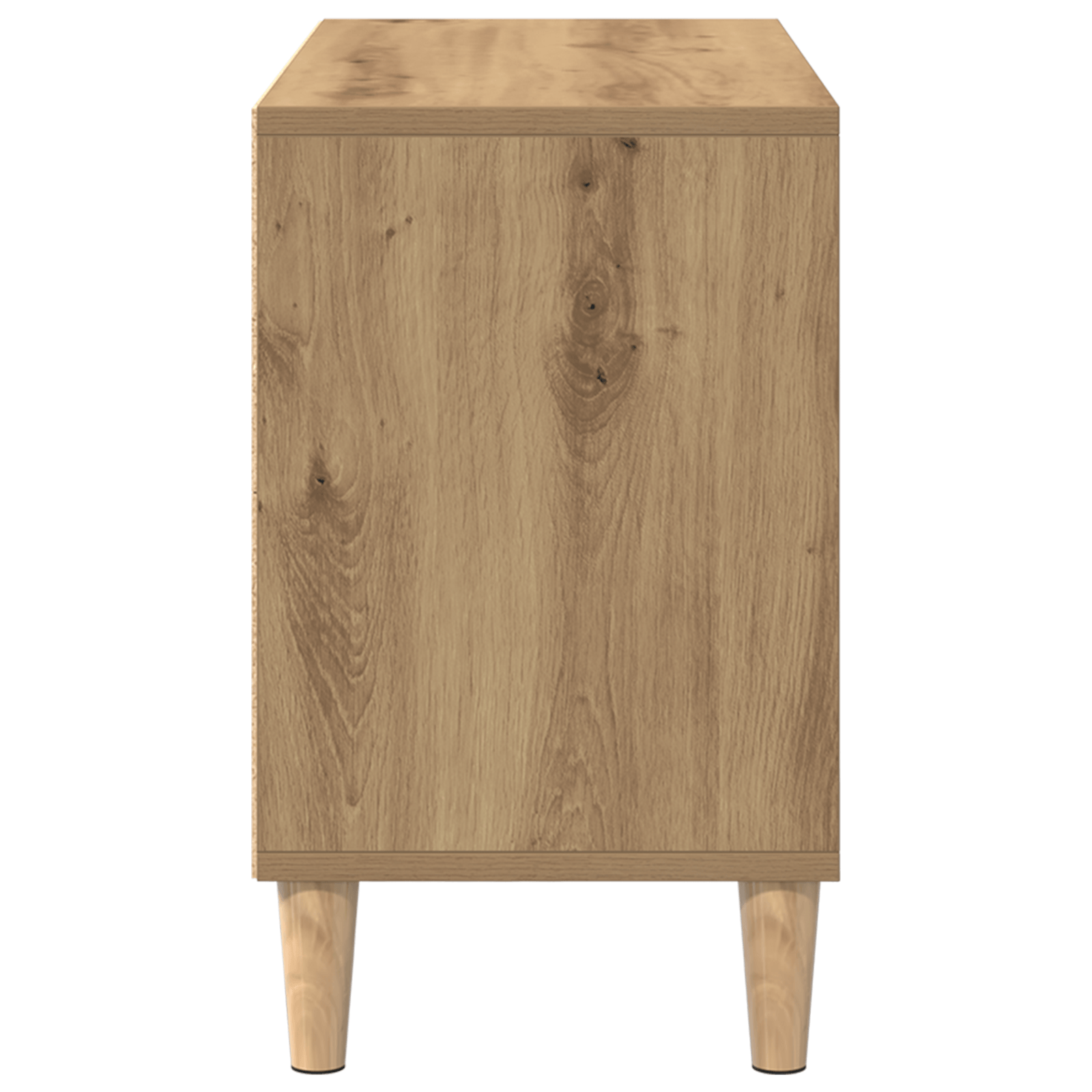 Dulap TV, stejar artizanal, 69,5x30x50 cm, lemn prelucrat — imaginea 7