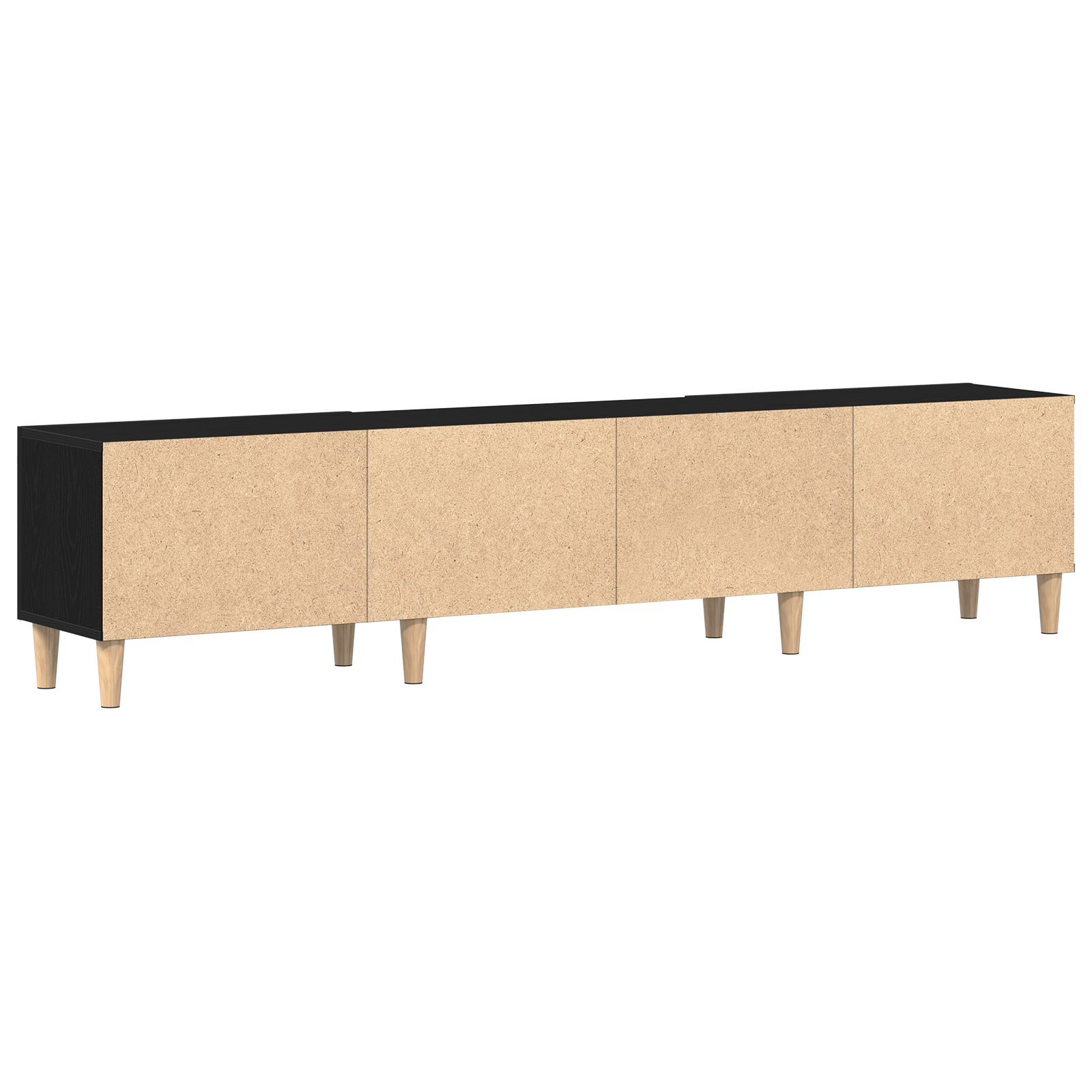 Dulap TV, stejar negru, 180x31,5x40 cm, lemn prelucrat — imaginea 6