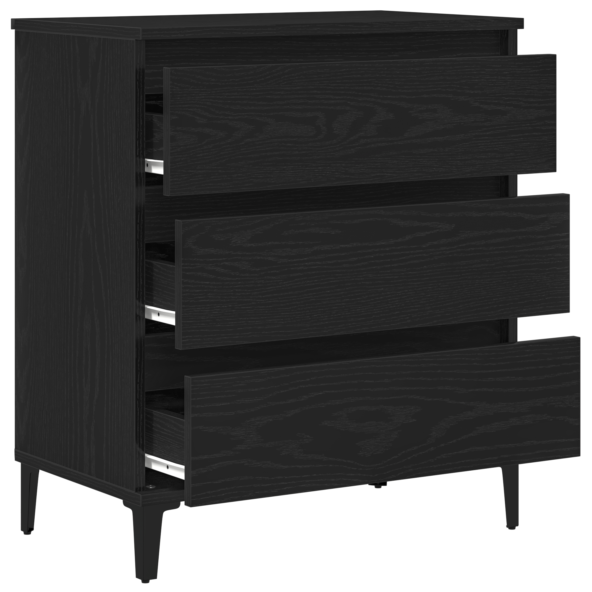 Dulap, stejar negru, 60x35x70 cm, lemn prelucrat — imaginea 5