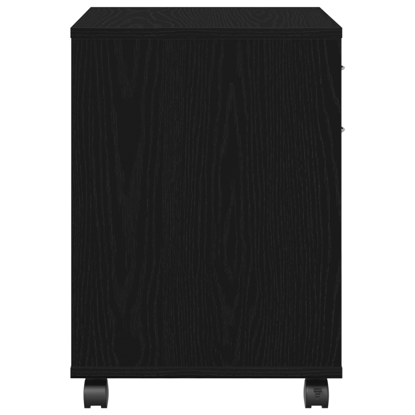 Dulap Mobil Negru Stejar 45x38x54 cm din Lemn — imaginea 8