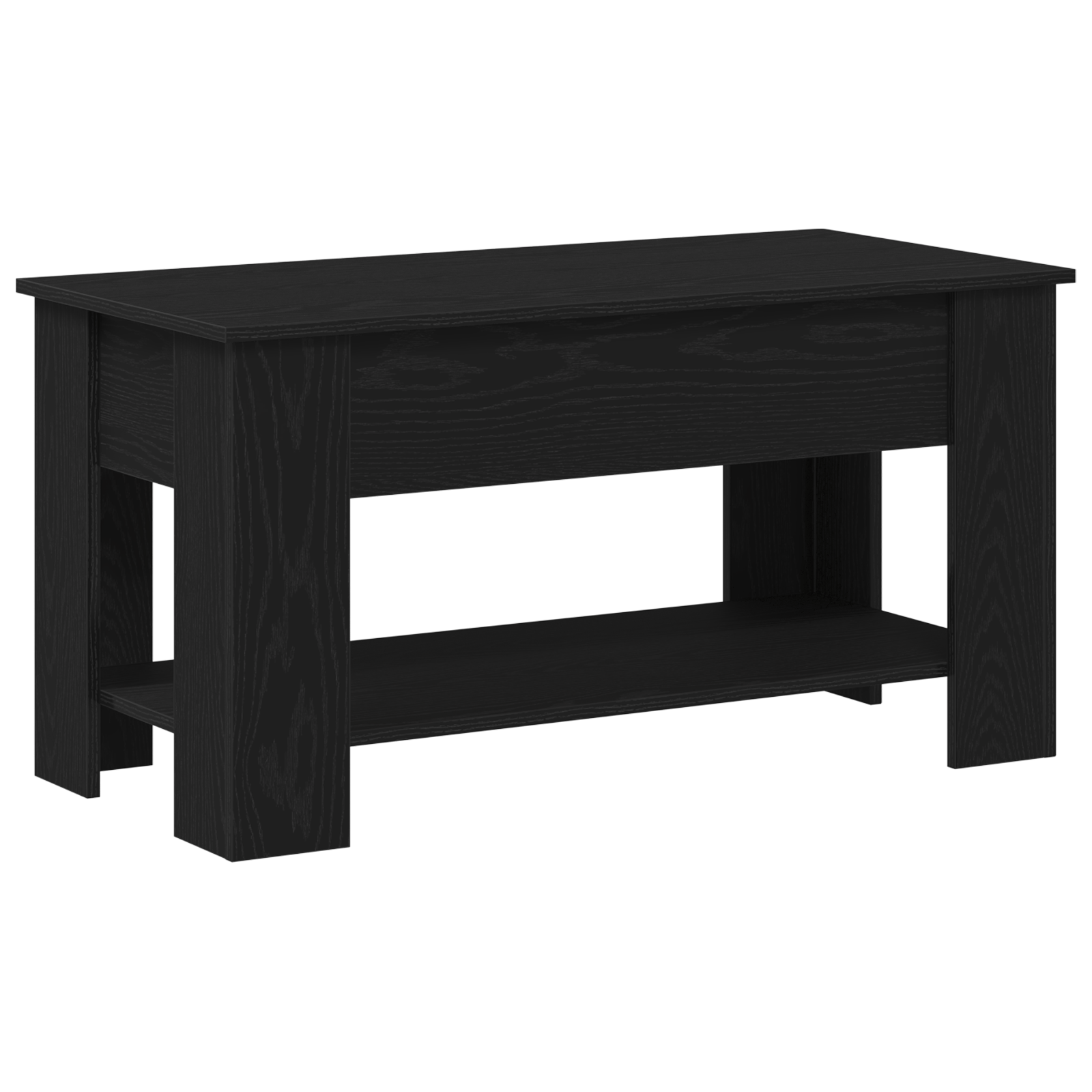 Masa de cafea din stejar negru - 101x49x52 cm fabricata din lemn compozit — imaginea 2