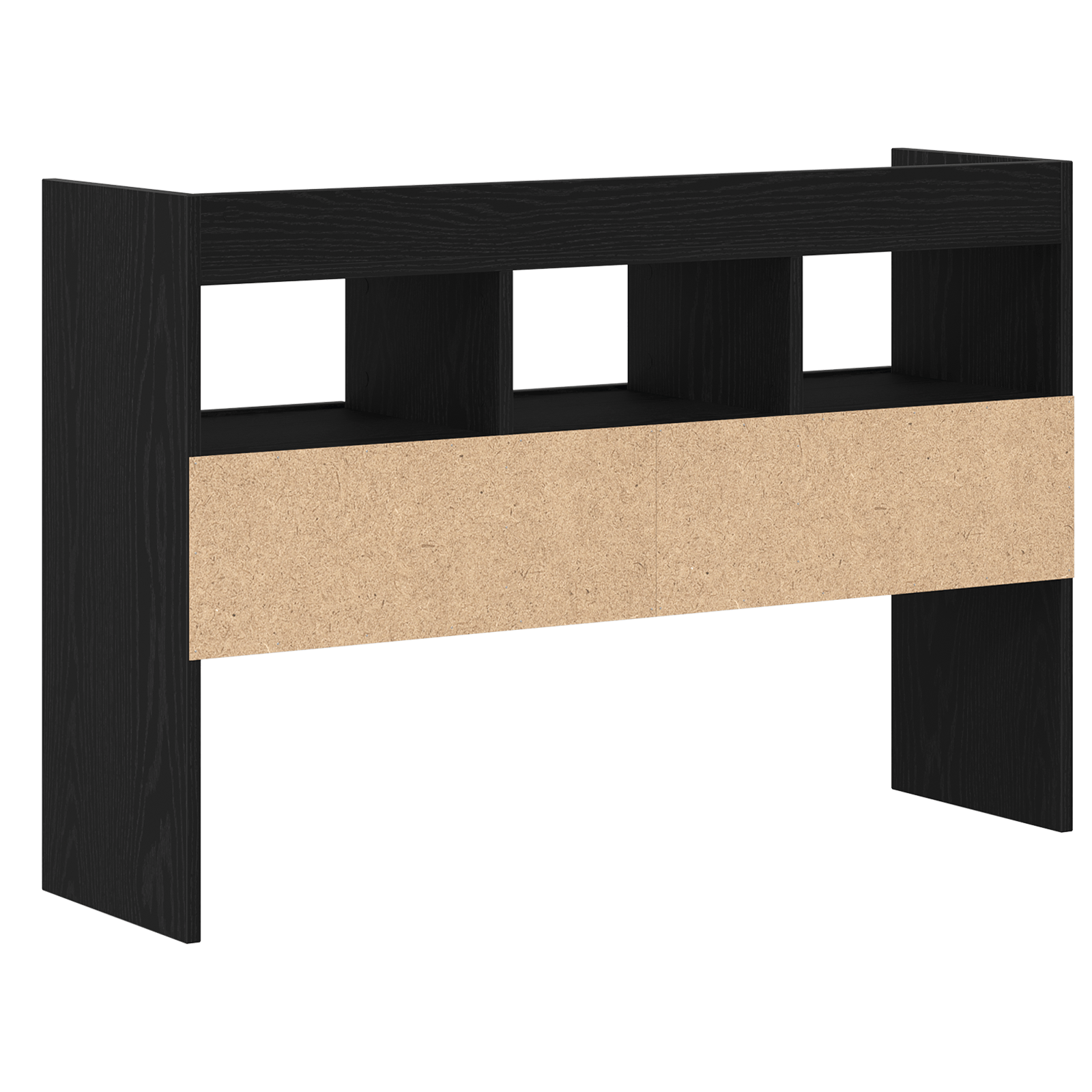 Bufet Negru din Stejar 105x30x70 cm Lemn — imaginea 6