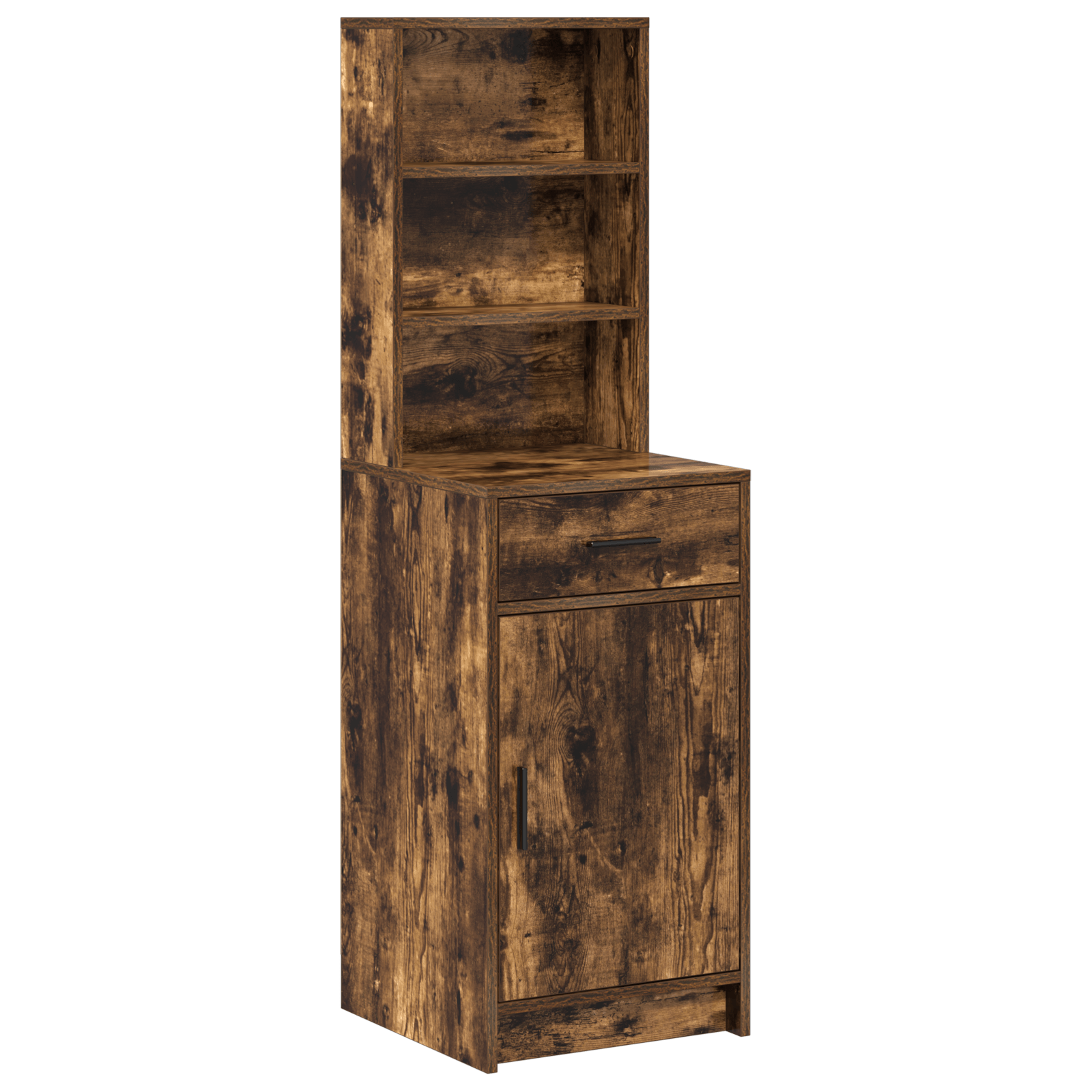 Dulap Inalt din Stejar Afumat, 40x41x135 cm, Fabricat din Lemn Prelucrat — imaginea 2