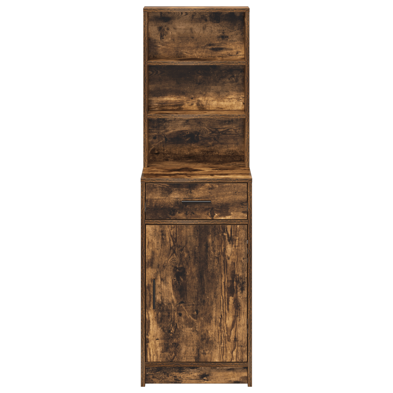 Dulap Inalt din Stejar Afumat, 40x41x135 cm, Fabricat din Lemn Prelucrat — imaginea 6
