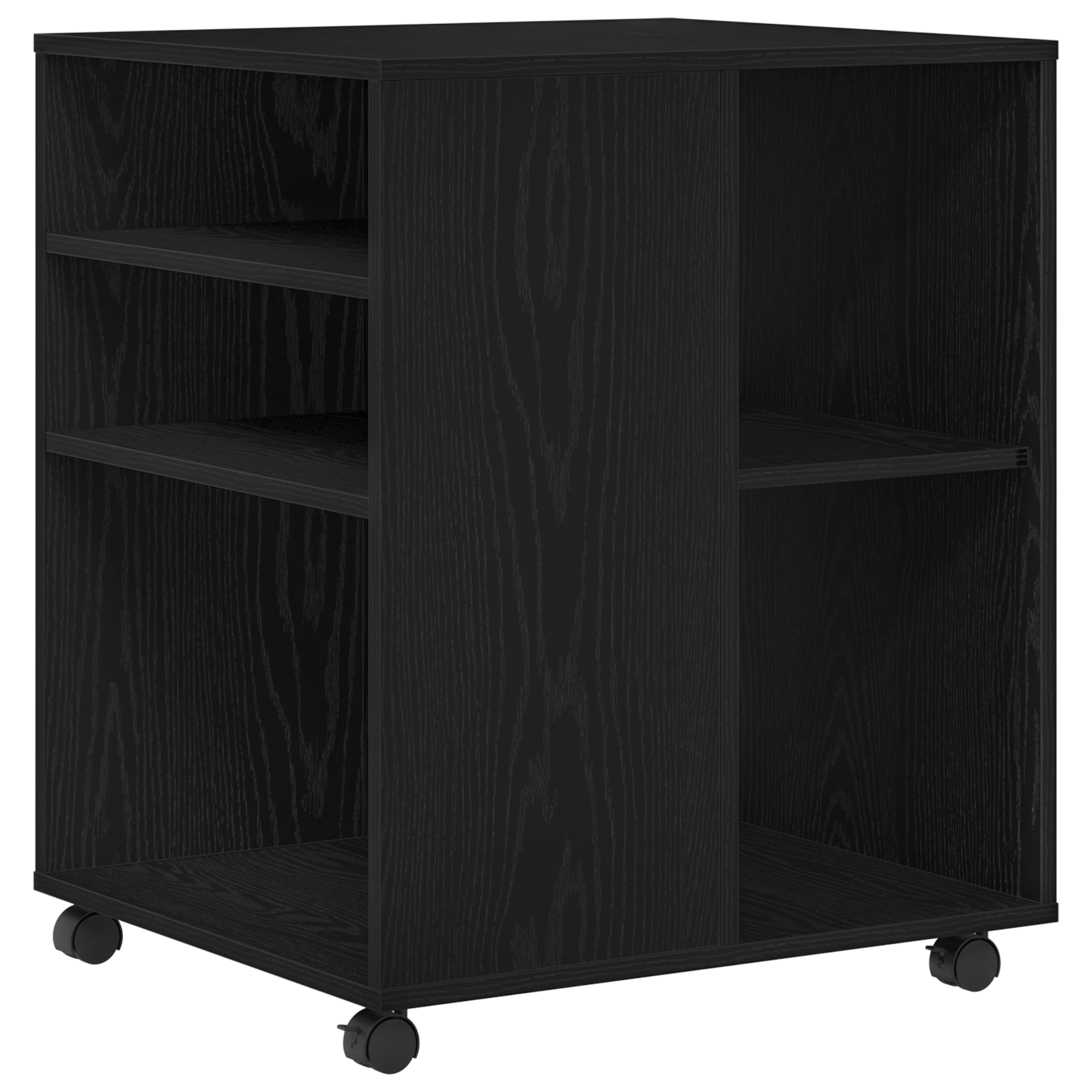 Dulap de depozitare, stejar negru, 60x53x72,5 cm lemn prelucrat — imaginea 2